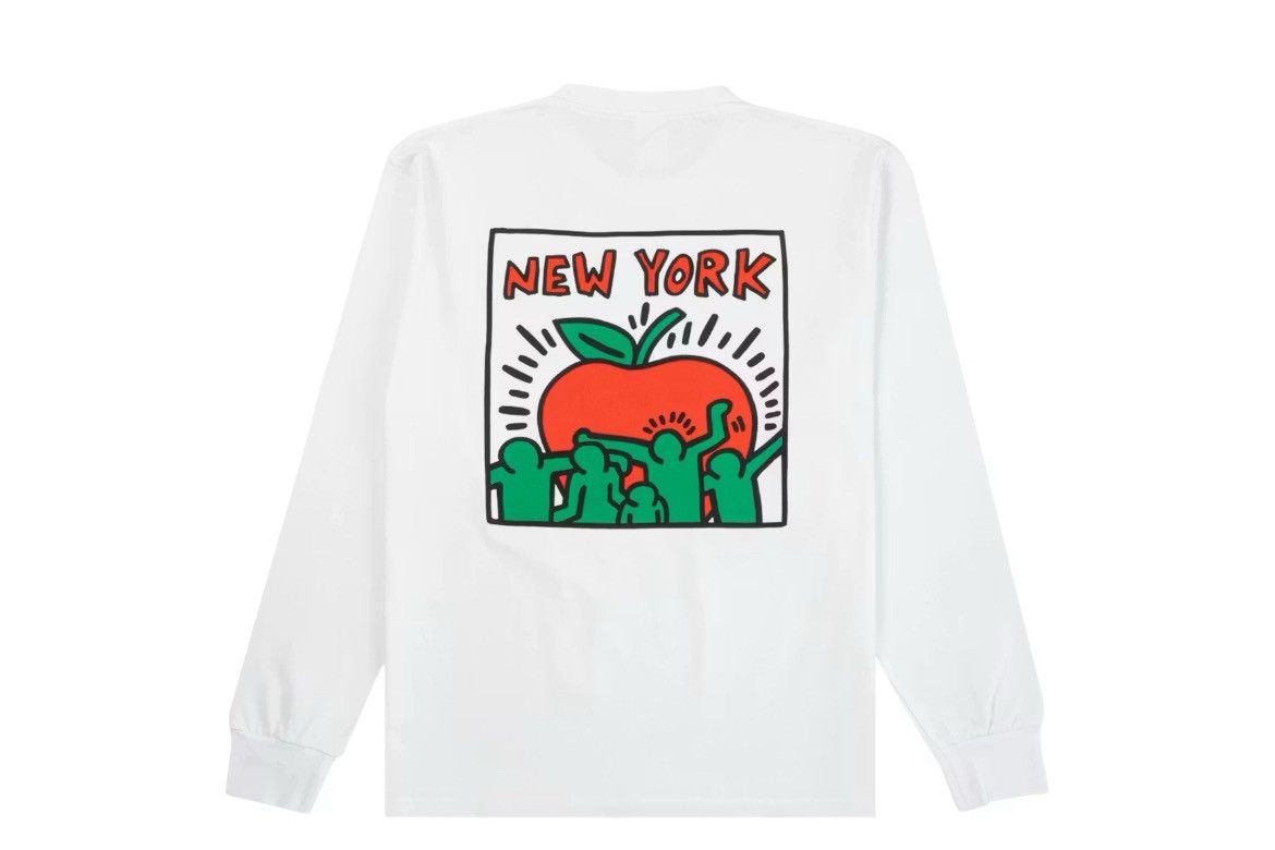 Eric Emanuel Eric Emanuel Keith Haring white long sleeve shirt XL Size US XL / EU 56 / 4 - 1 Thumbnail