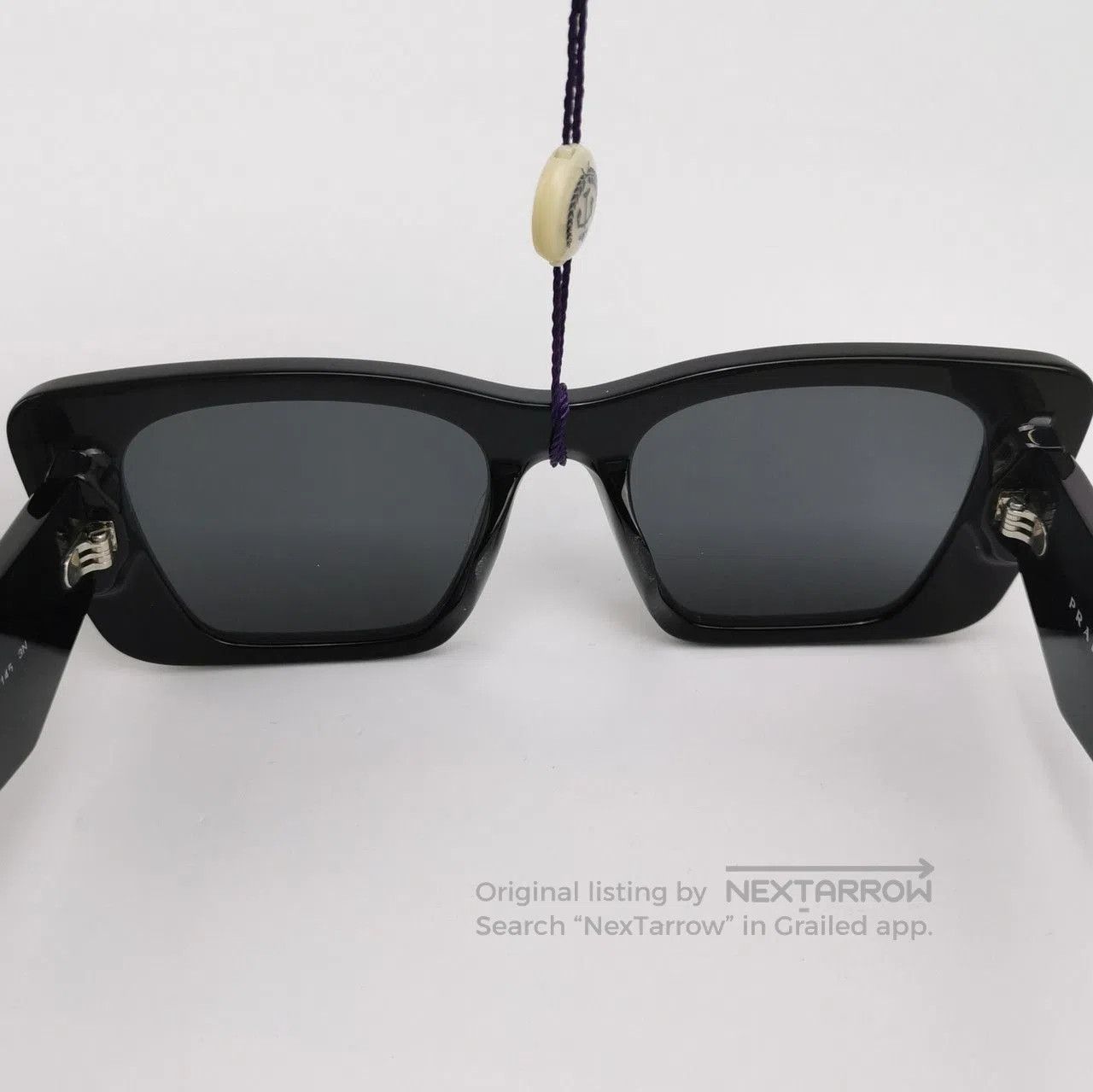 Prada Prada Logo Frame Sunglasses. Size ONE SIZE - 6 Thumbnail