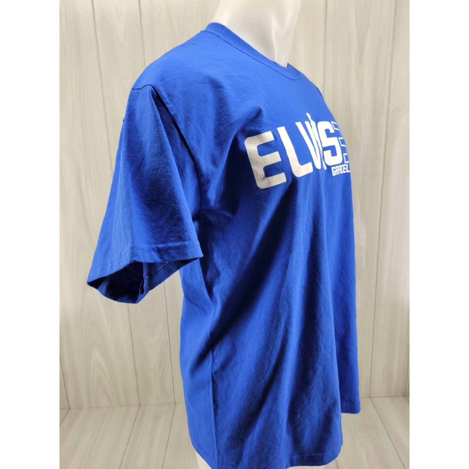 Vintage Elvis 35 2012 T-shirt Graceland Men's Blue Size Large Shirt Regular Short Sleeve Crew Neck Size US L / EU 52-54 / 3 - 4 Thumbnail