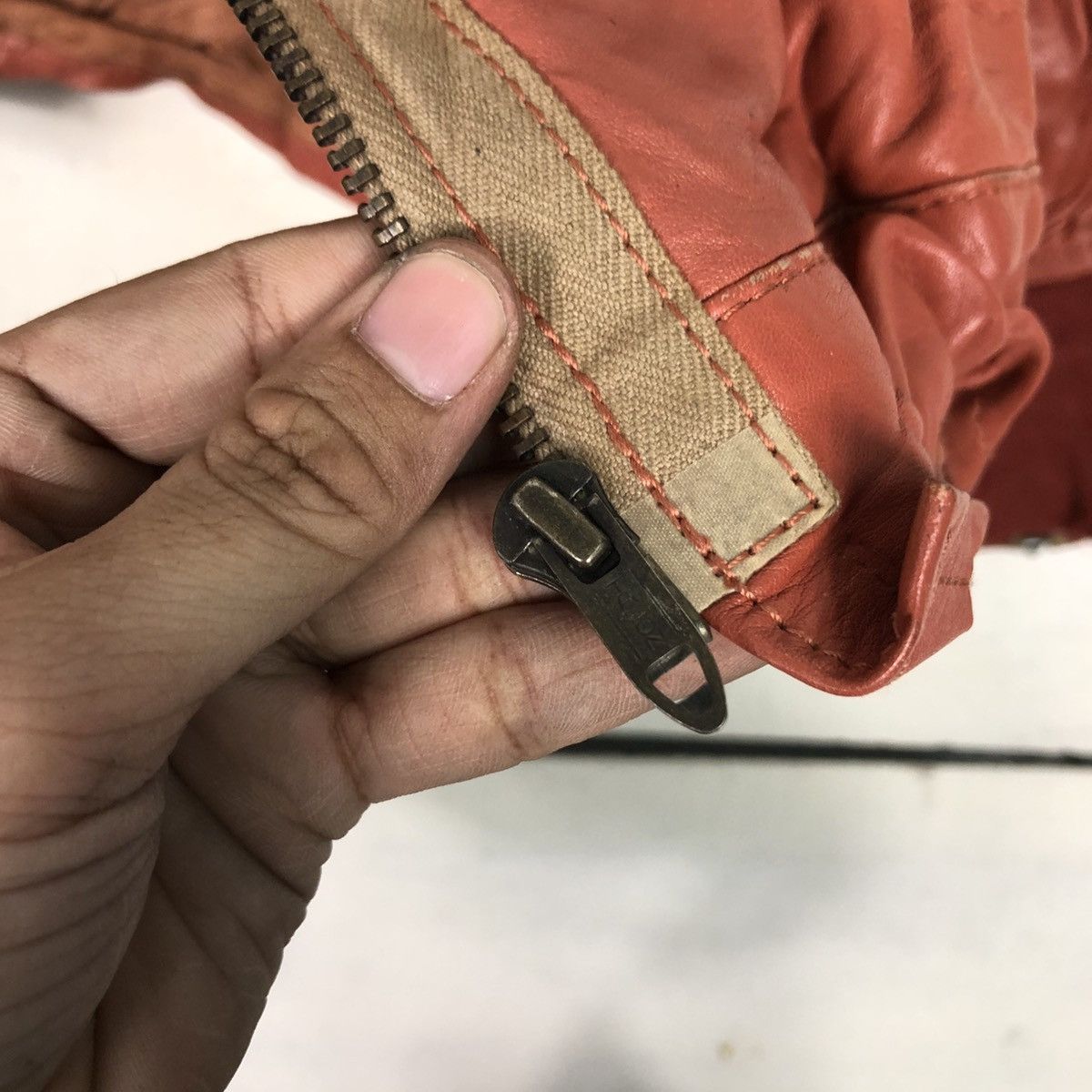 Issey Miyake 📌Vintage Biker Leather Jacket Design Works Japan Size US M / EU 48-50 / 2 - 18 Thumbnail