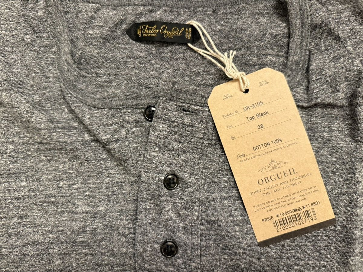 Orgueil Orgueil Henley Tshirt Size US M / EU 48-50 / 2 - 2 Thumbnail