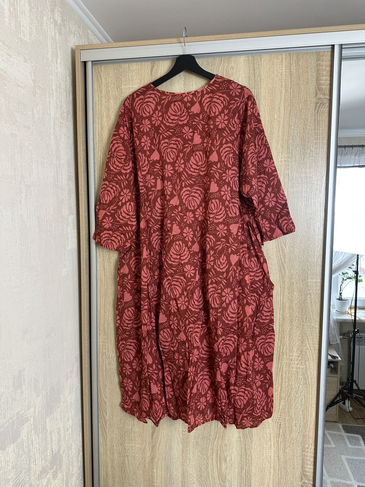 Gudrun Sjoden 🔥 Vintage Gudrun Sjoden Floral Boho Midi Dress Art Print Y2K Size XXL / US 16-18 / IT 52-54 - 4 Thumbnail