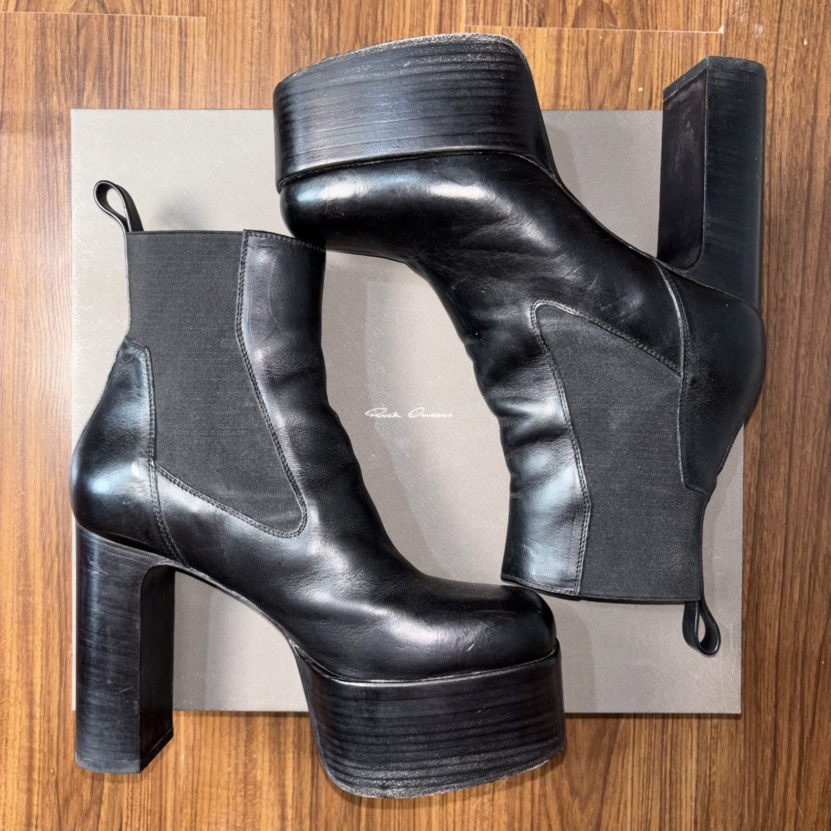 Rick Owens Rick Owens "FW19 Larry" Kiss Boots Size US 10 / IT 40 - 13 Thumbnail