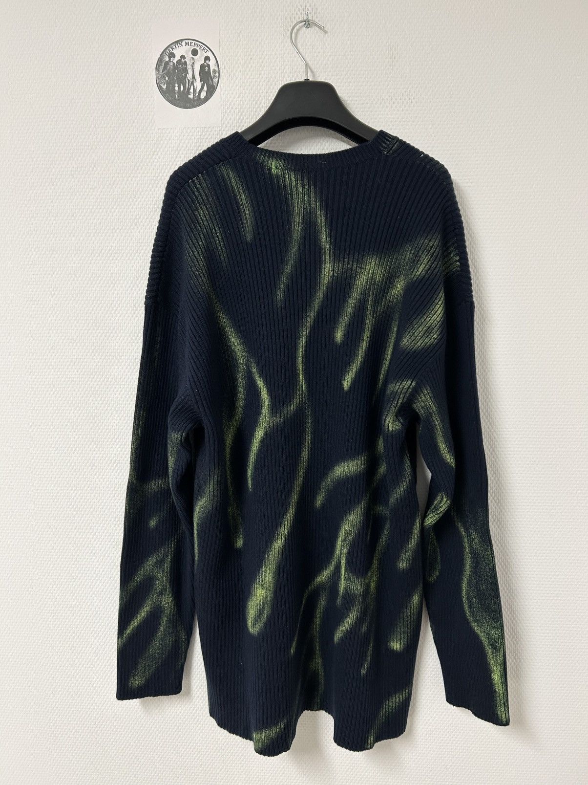 Balenciaga Resort 2020 “Flame” Spray-Paint Airbrush Graffiti Knit Size US S / EU 44-46 / 1 - 7 Thumbnail