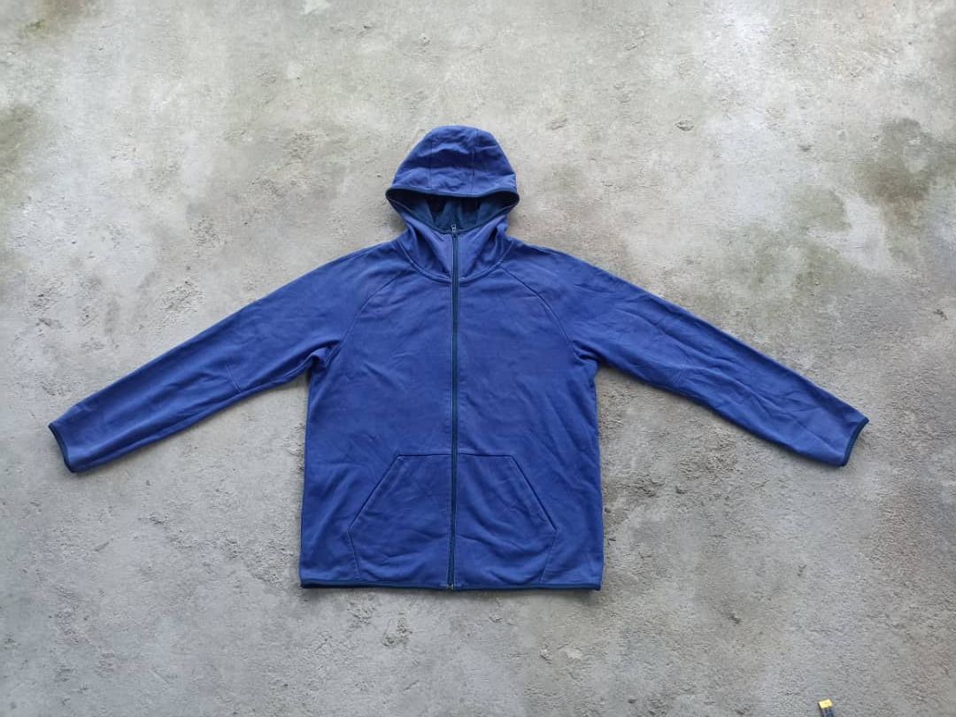 Japanese Brand × Uniqlo Uniqlo blue fleece zipper Hoodie Size US M / EU 48-50 / 2 - 3 Thumbnail