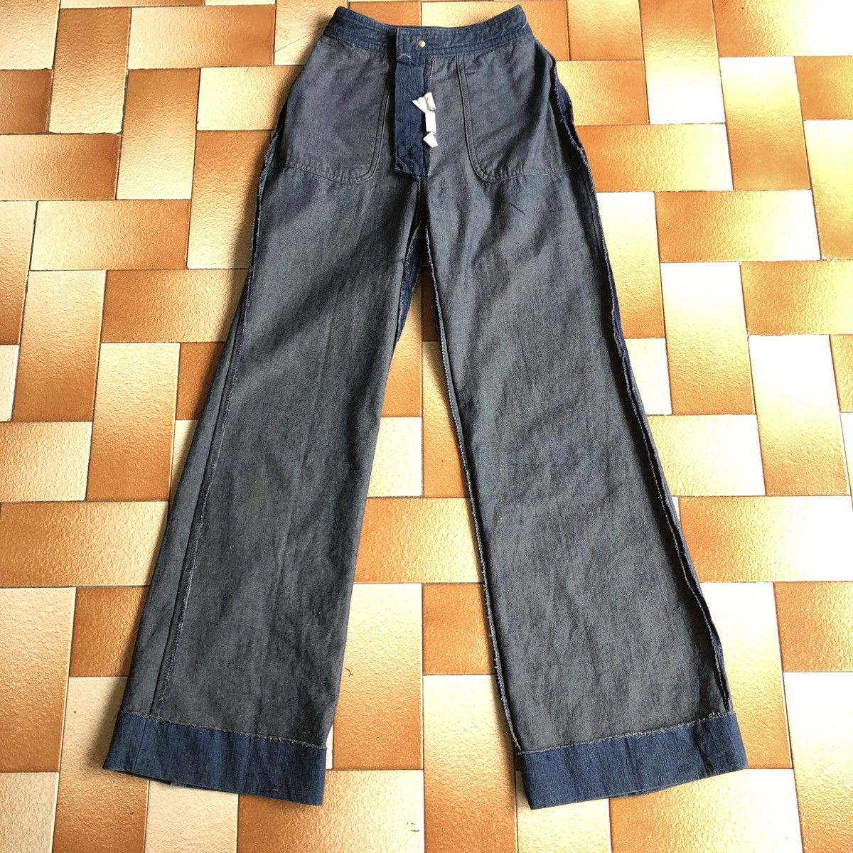 Wrangler Vintage 70s Wrangler “Gals” Wide Leg Jeans Size 22" - 6 Thumbnail