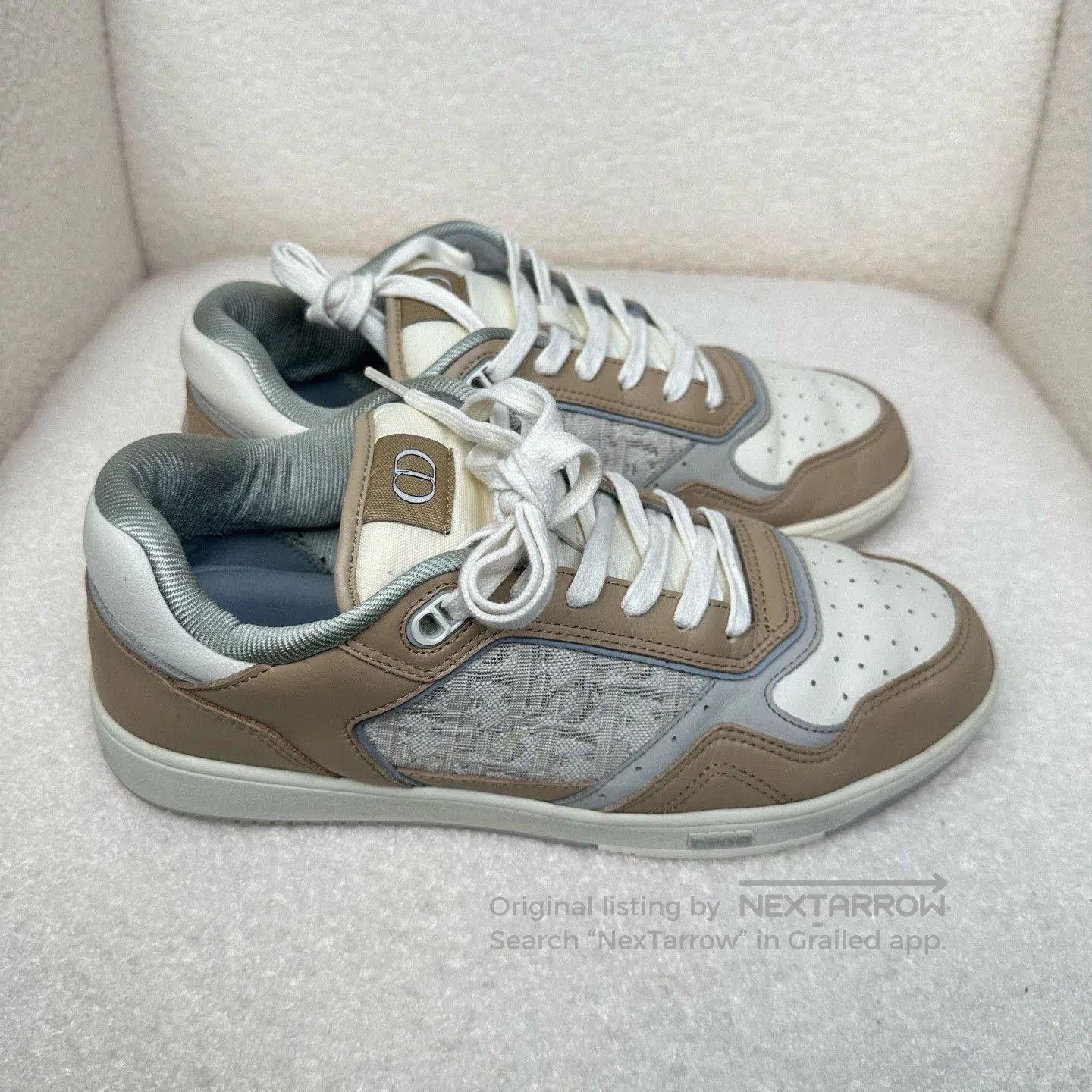 Dior Dior B27 Men's Beige Sneakers. Size US 10 / EU 43 - 5 Thumbnail