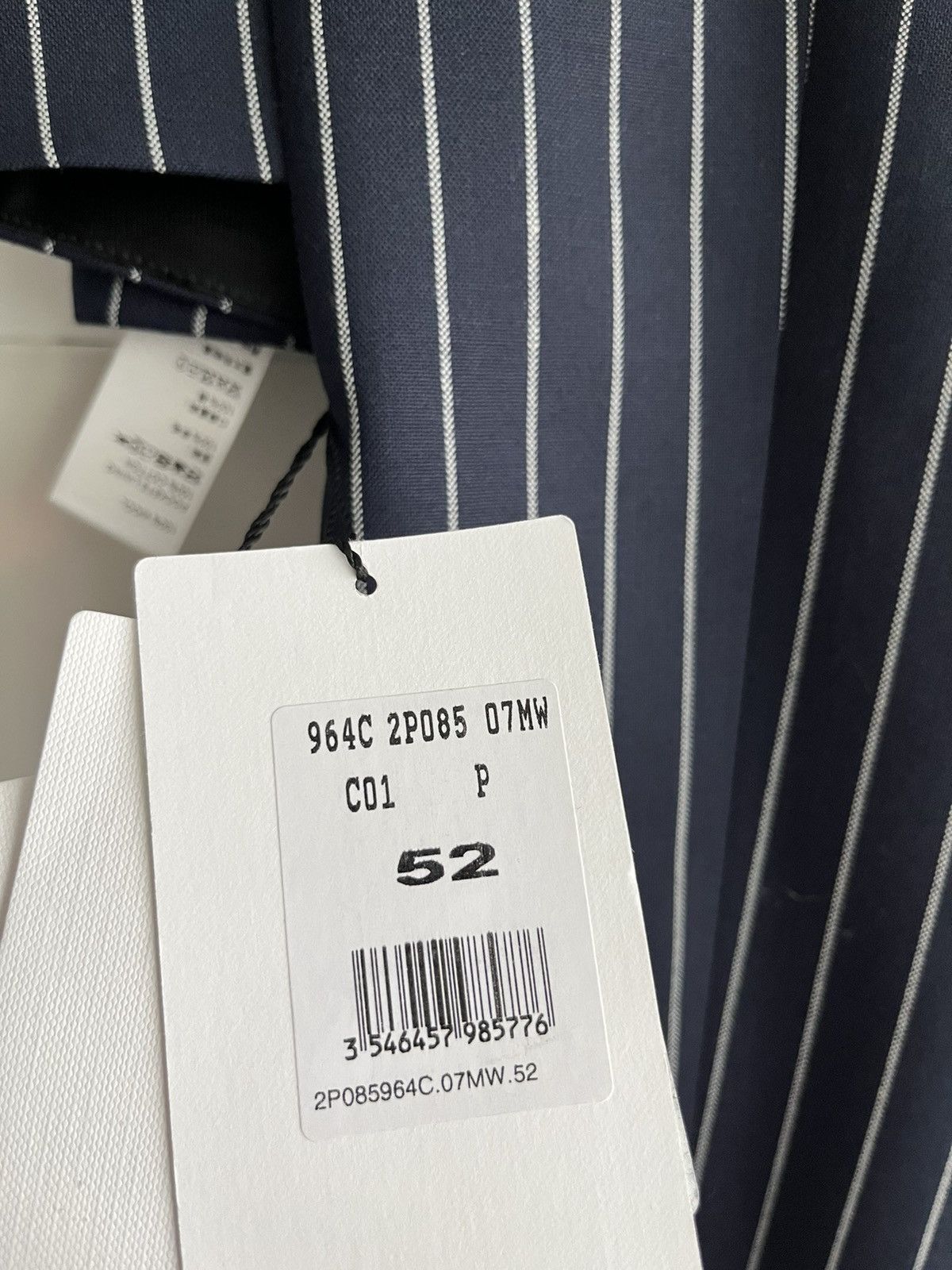Celine × Hedi Slimane Rare Super Runway Brand New Celine by Hedi Wool Striped Pant Size US 34 / EU 50 - 7 Thumbnail