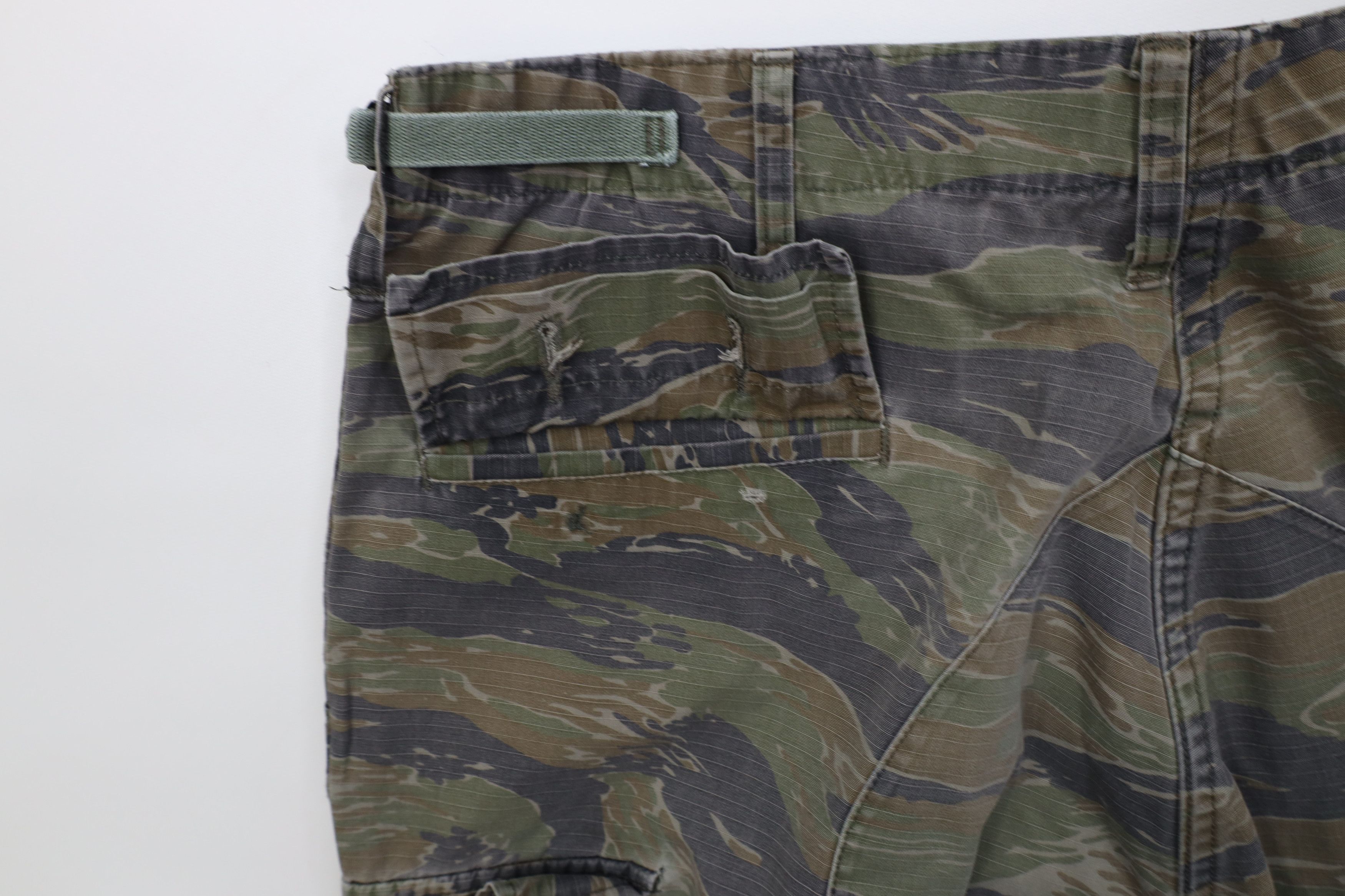 Vintage Vintage Y2K Double Knee Tiger Stripe Camouflage Cargo Pants Size US 36 / EU 52 - 14 Thumbnail