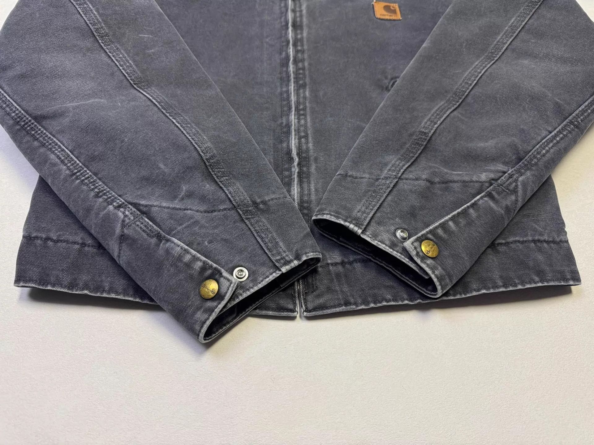 Carhartt Carhartt J97 S Gasoline Blue Color Block Collar 2003 USA Size US S / EU 44-46 / 1 - 3 Thumbnail