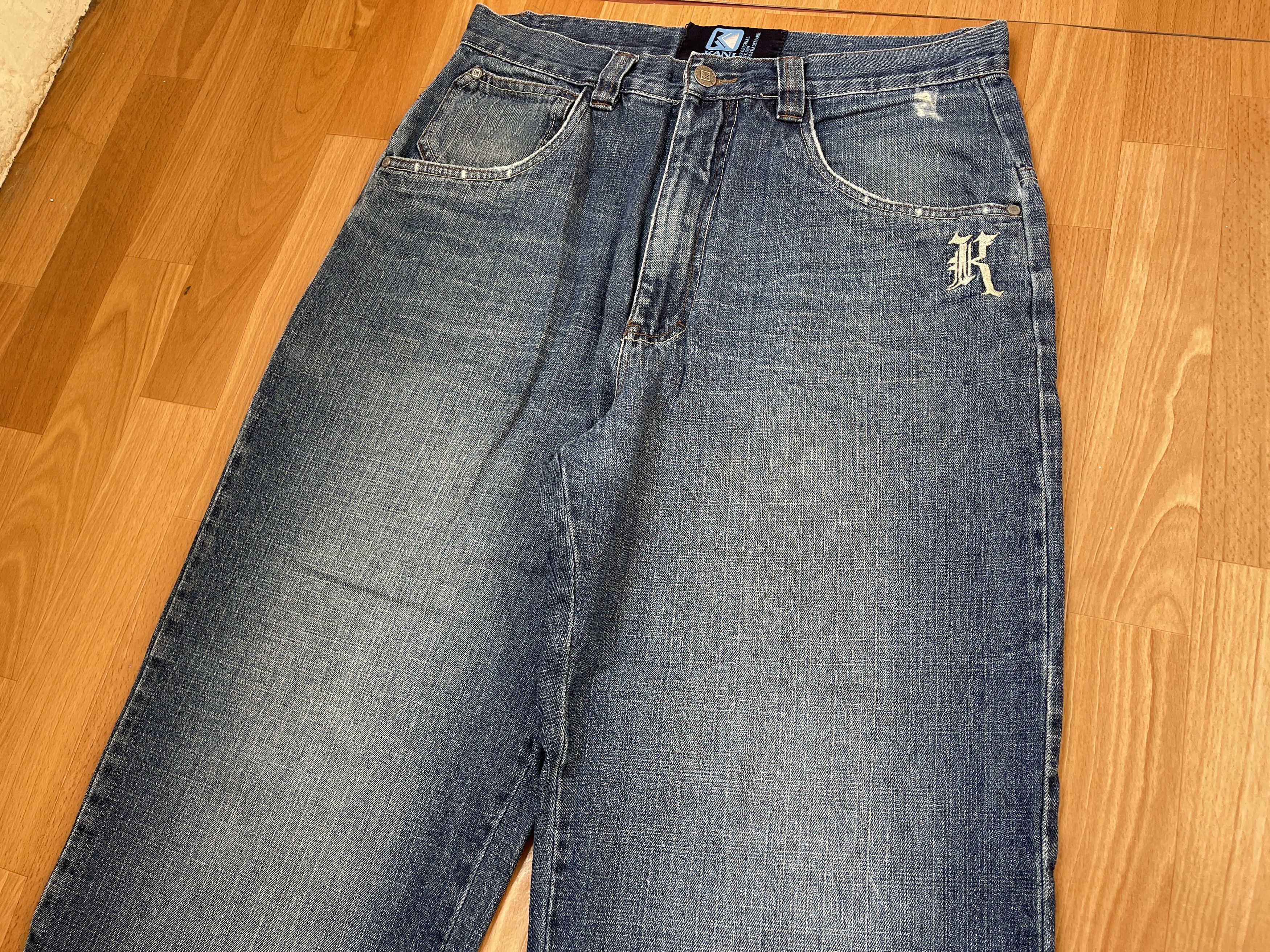 Karl Kani KARL KANI jeans, baggy, vintage Kani jeans, 90s hip hop W 32 Size US 32 / EU 48 - 10 Thumbnail