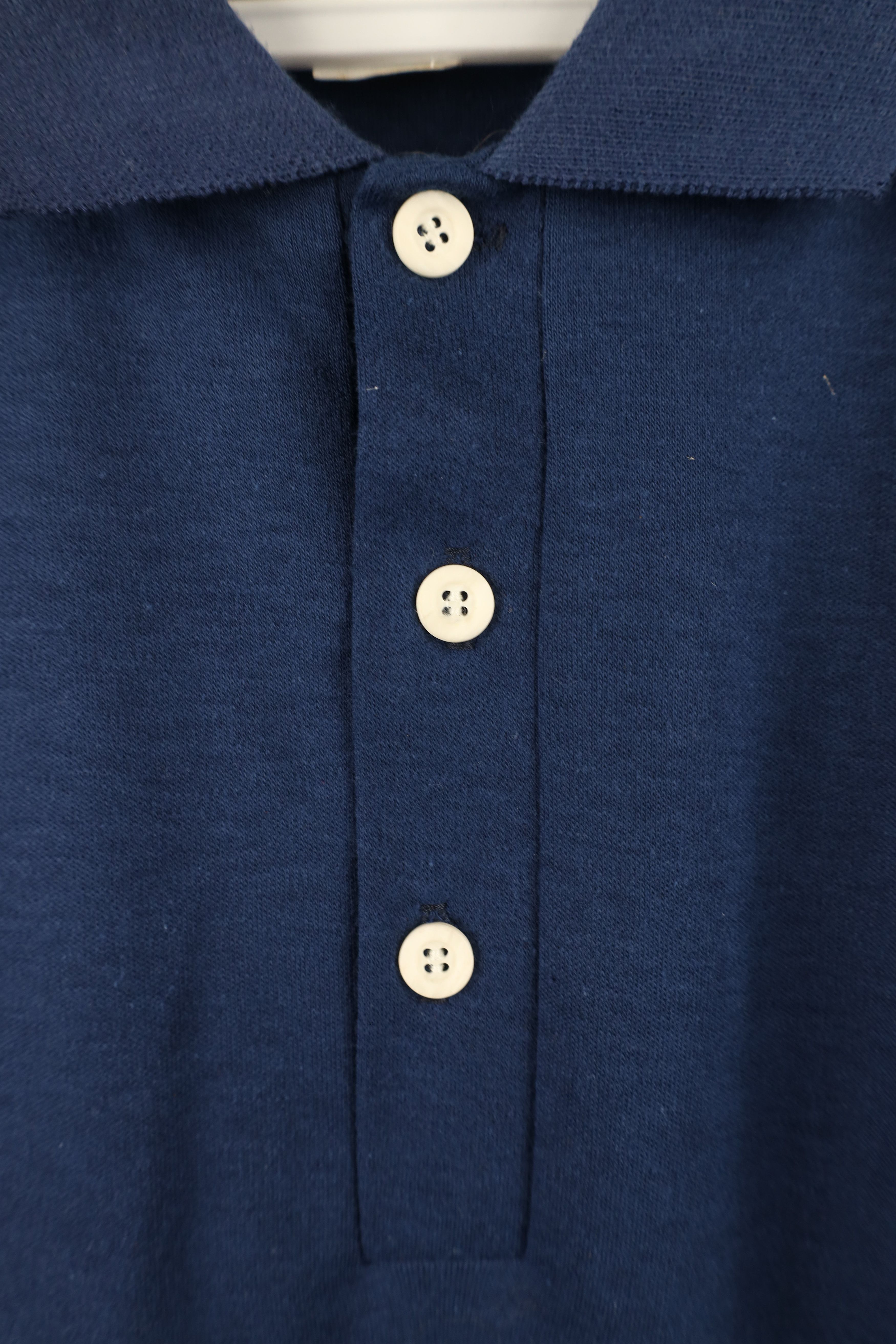 Vintage Deadstock Vintage 80s 90s Streetwear Polo Shirt Blue USA Size US XL / EU 56 / 4 - 4 Thumbnail