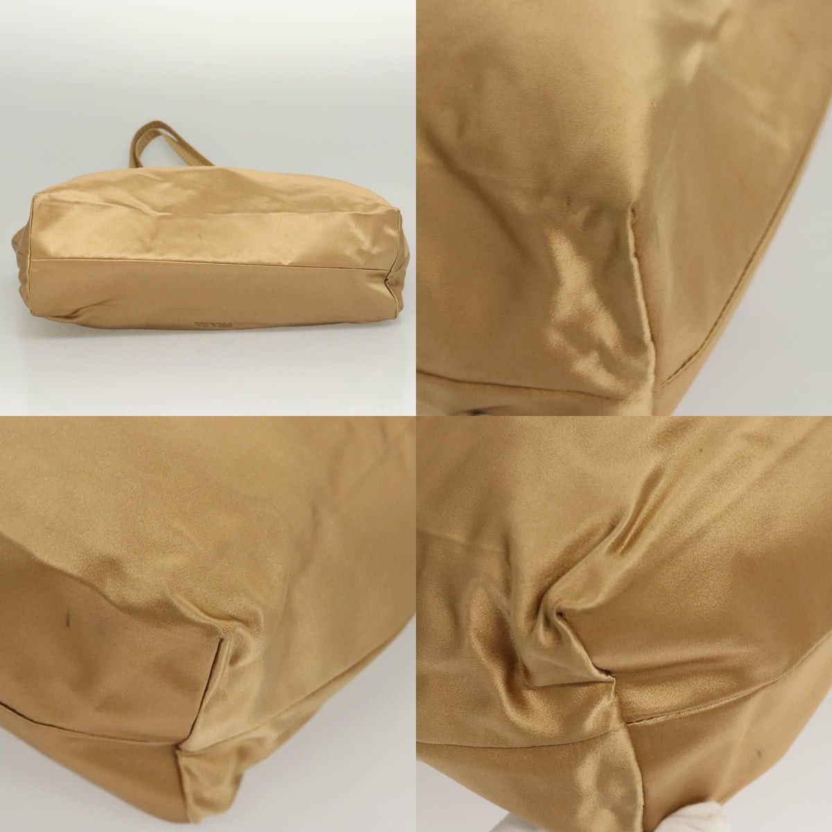 Prada PRADA Tote Bag Satin Champagne Gold Size ONE SIZE - 10 Thumbnail