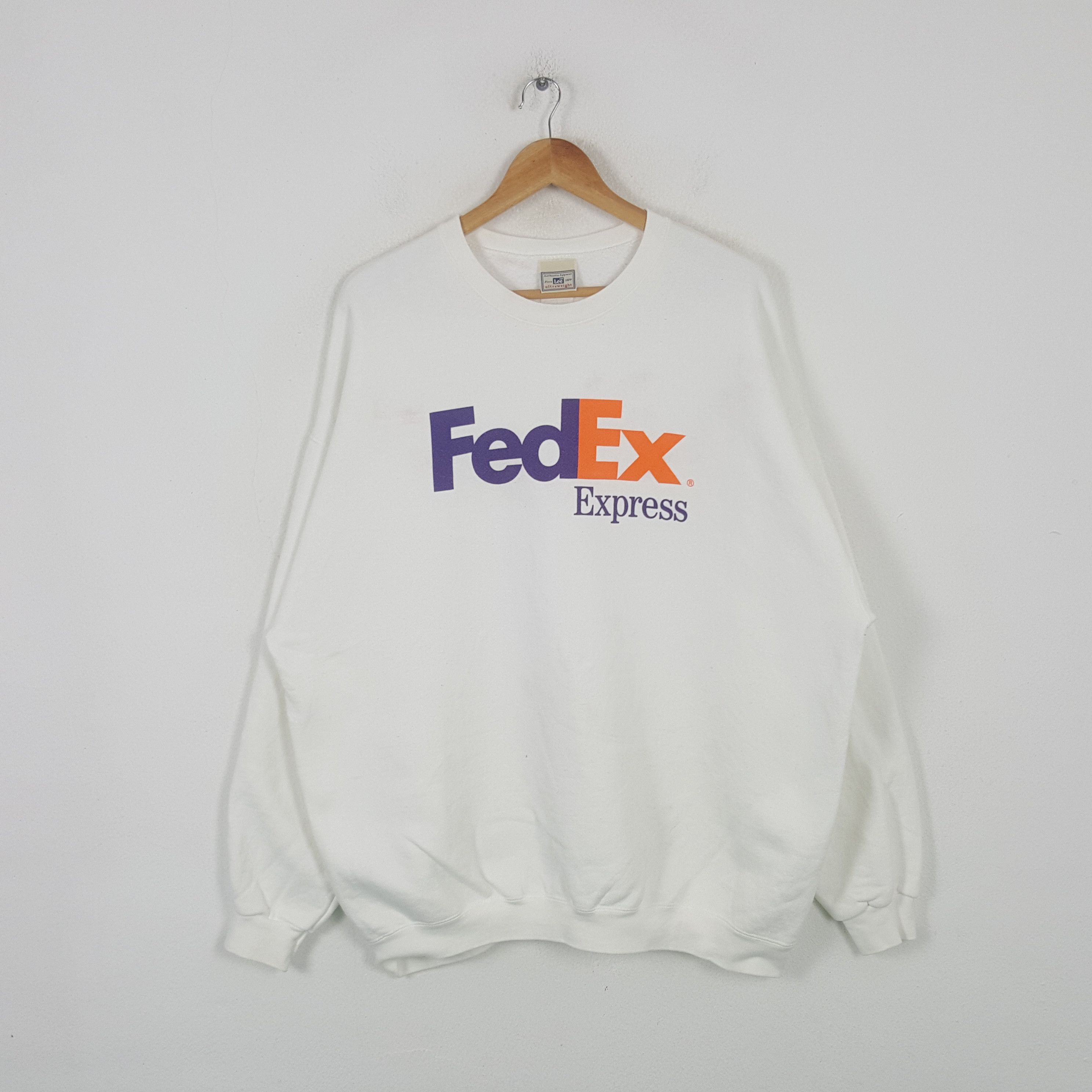 Lee Vintage Lee x Fedex Express Delivery Service Sweatshirt 33 Size US XL / EU 56 / 4 - 1 Thumbnail