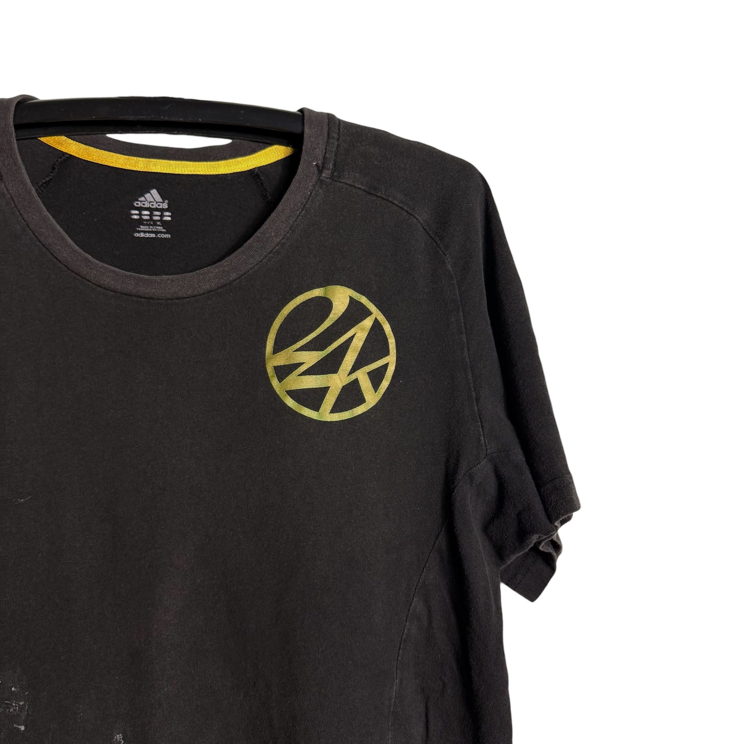 Adidas 🔥RARE🔥Adidas x 24Karats Big Logo Cliamalite T-shirt Size US XL / EU 56 / 4 - 5 Thumbnail