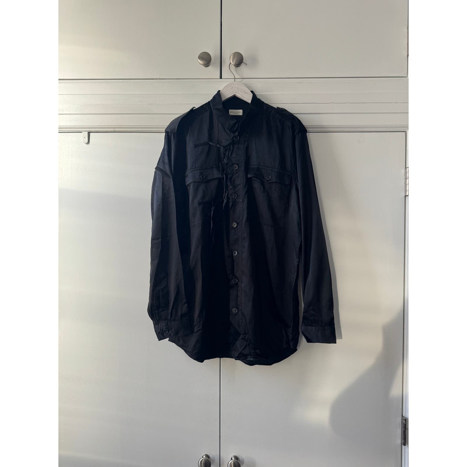 Dries Van Noten Silk Ribbon Shirt Size US XL / EU 56 / 4 - 2 Thumbnail