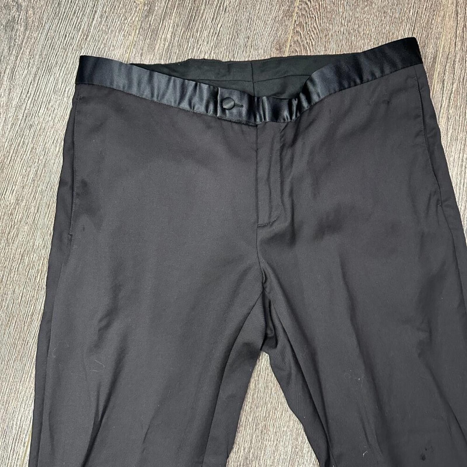 Dior Dior Men’s Wool Tuxedo Pants – Size 52 (Made in Italy) Size 54R - 6 Thumbnail