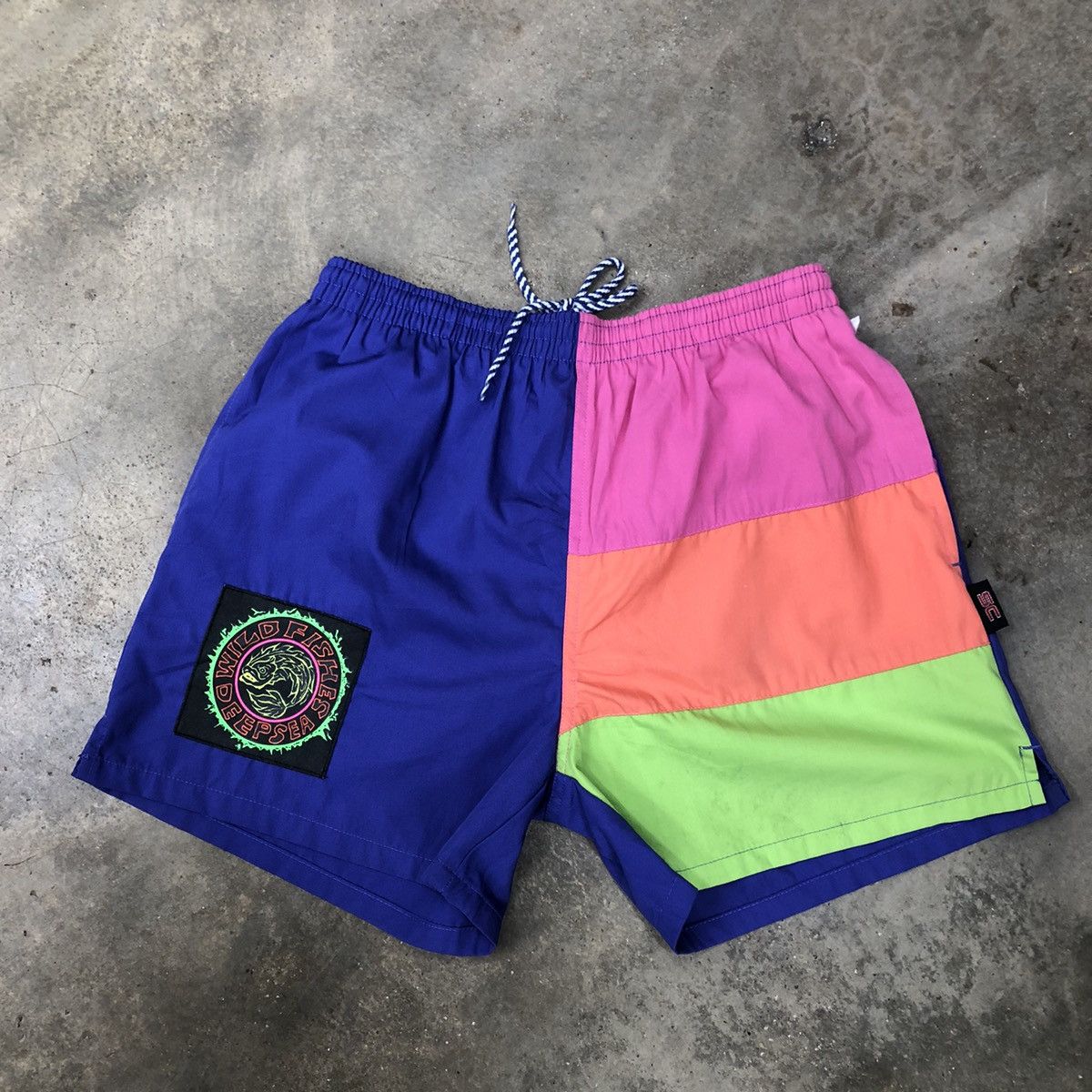 Vintage Vintage Slog Club Swimwear Design Short Pants Size US 30 / EU 46 - 1 Thumbnail
