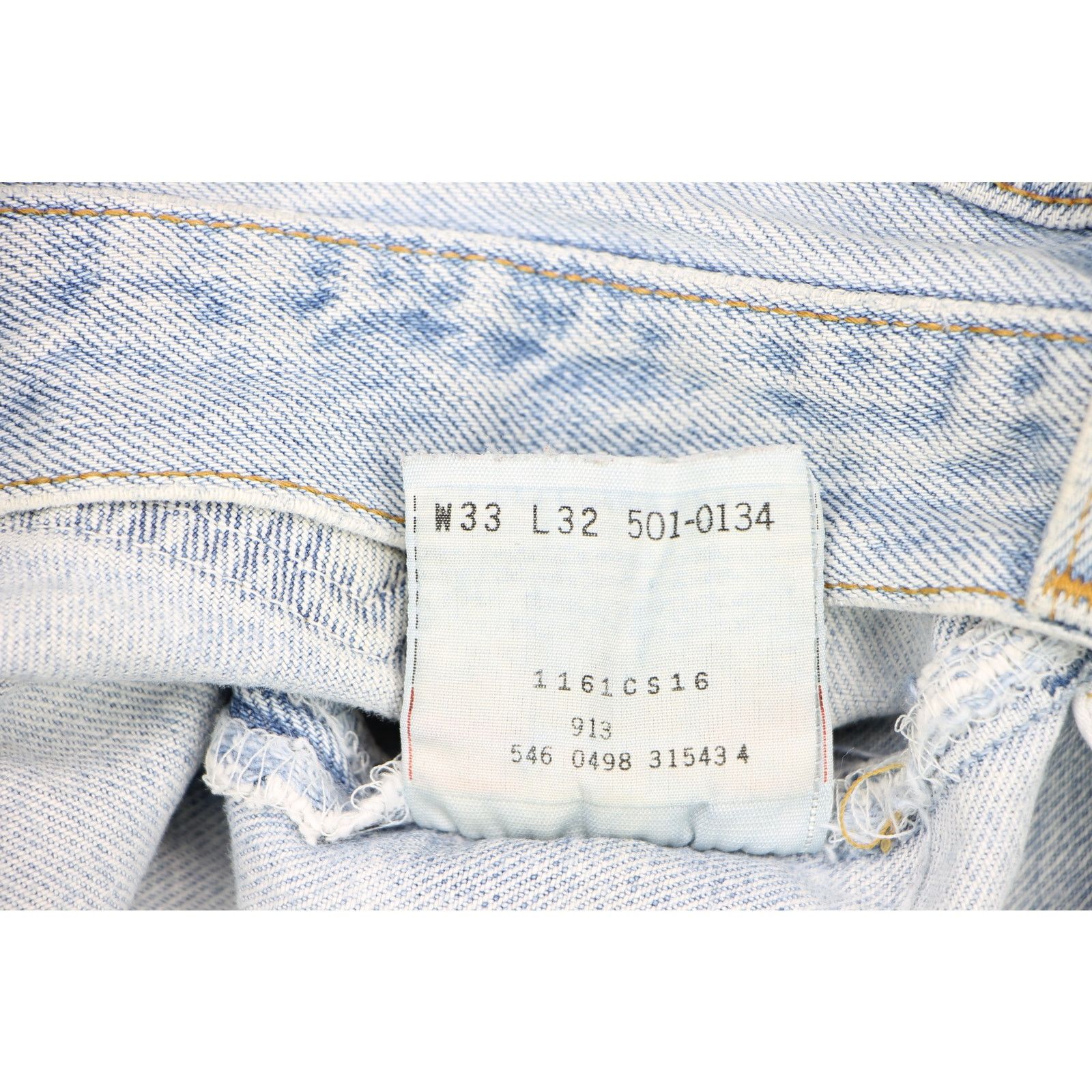 Levi's 90s Vintage Levi's 501 Light Wash Festival Mom Denim Jeans Size US 32 / EU 48 - 9 Thumbnail