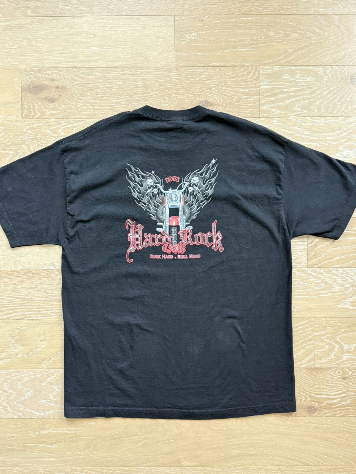 Hard Rock Cafe Vintage Y2K Hard Rock Niagara Falls 1971 West Coast Chopper Size US XL / EU 56 / 4 - 10 Thumbnail