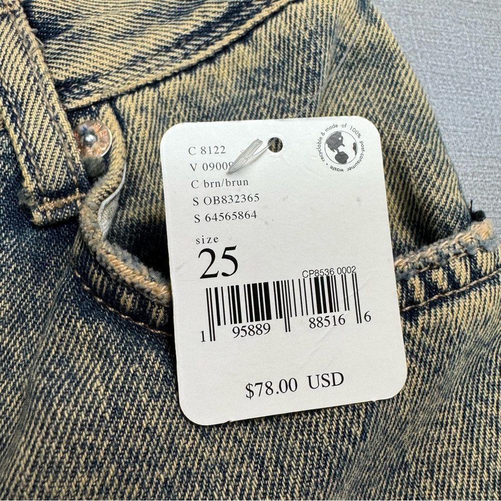 Free People NWT New Free People Maggie Mid-Rise Straight-Leg Jeans In B Size 25" / US 0 / IT 36 - 7 Thumbnail