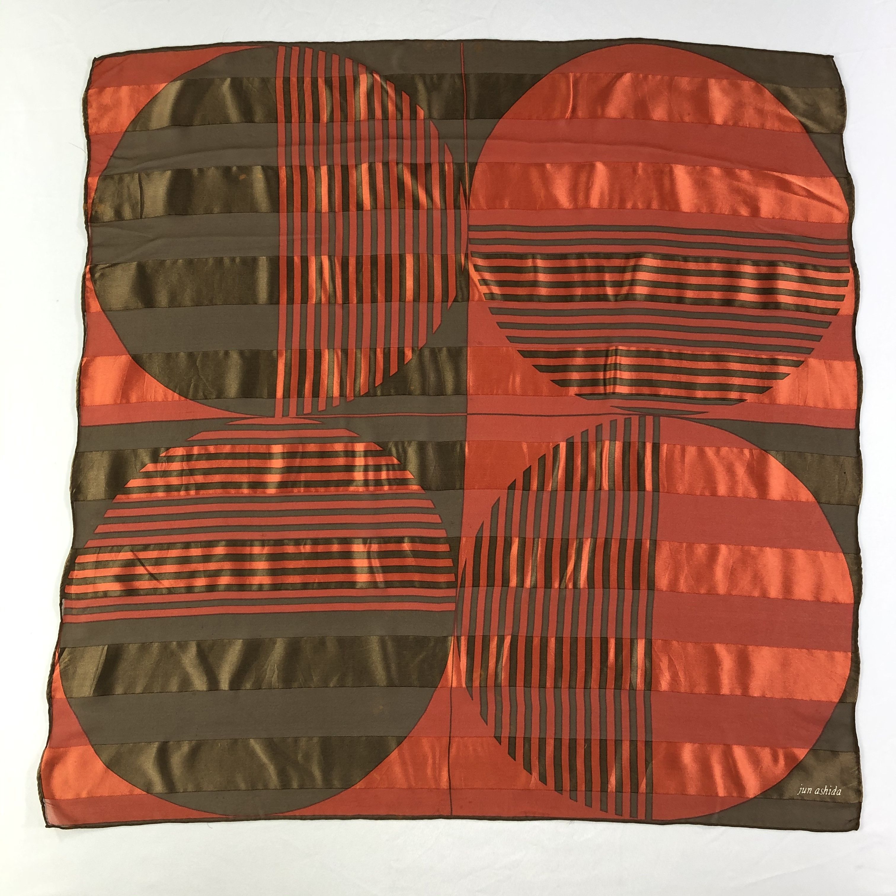 Vintage Vintage Jun Ashida Silk Scarf Size ONE SIZE - 2 Thumbnail