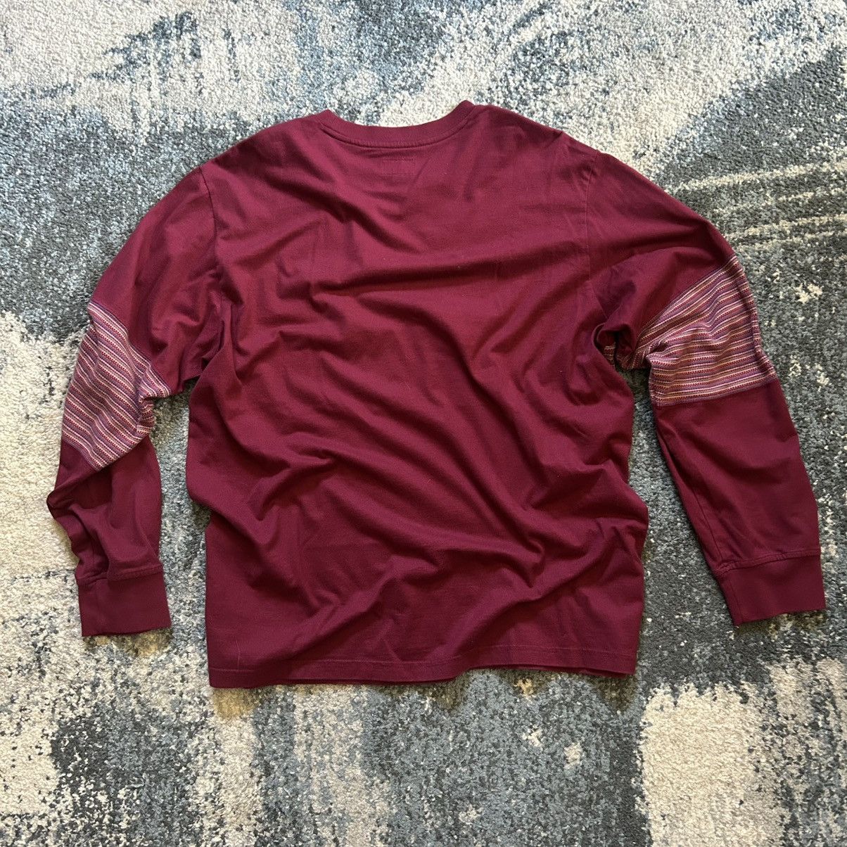 Supreme AUTUMN 2019 MiNDFUCK L/S MAROON OMBRE iNTARSiA STRiPE PATCH Size US L / EU 52-54 / 3 - 2 Thumbnail