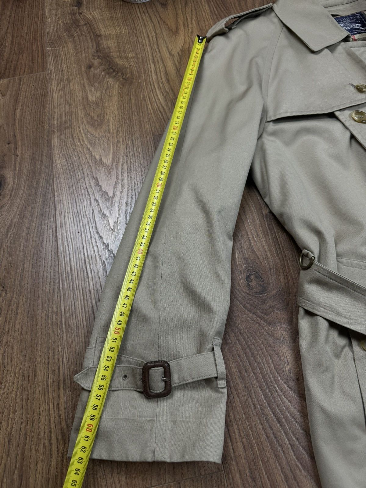 Burberry Vintage trench coat Burberry original luxury streetwear item Size L / US 10 / IT 46 - 7 Thumbnail