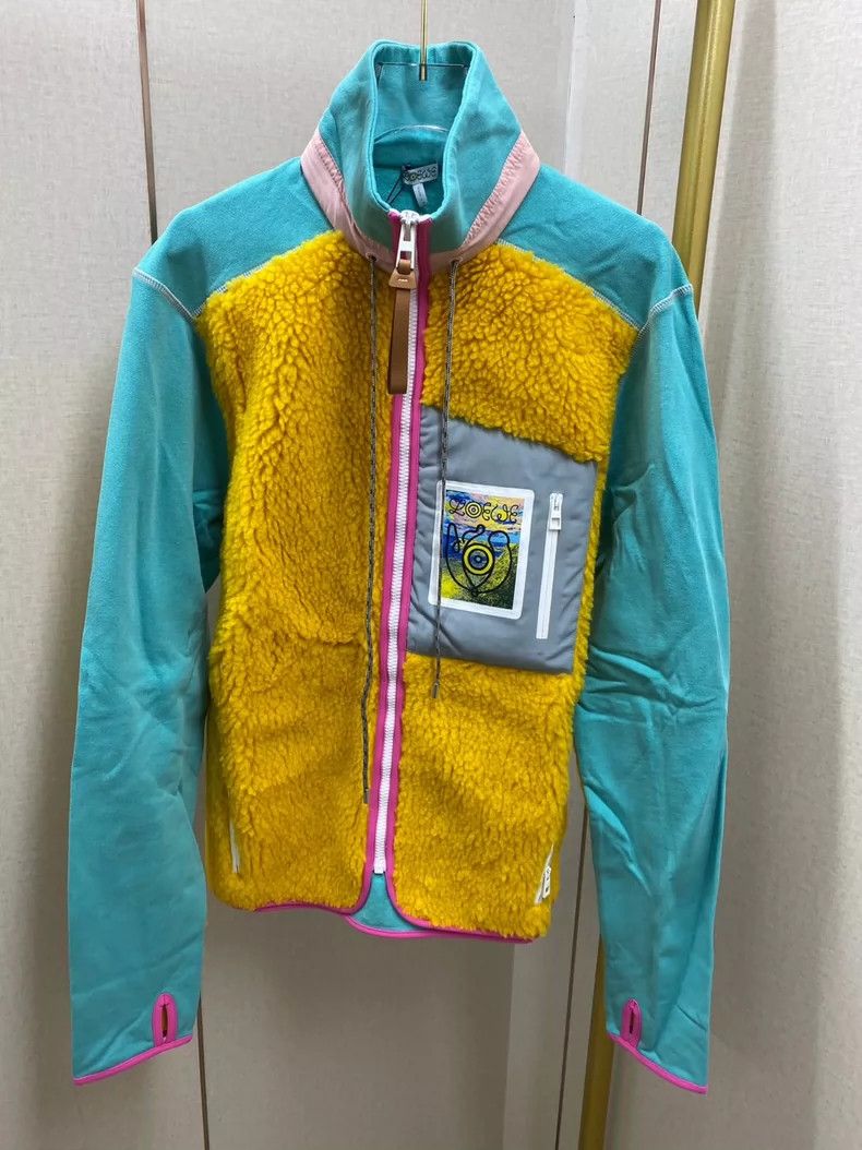 Loewe Loewe Colorblock Fleece Jacket - dmc Size US S / EU 44-46 / 1 - 1 Thumbnail