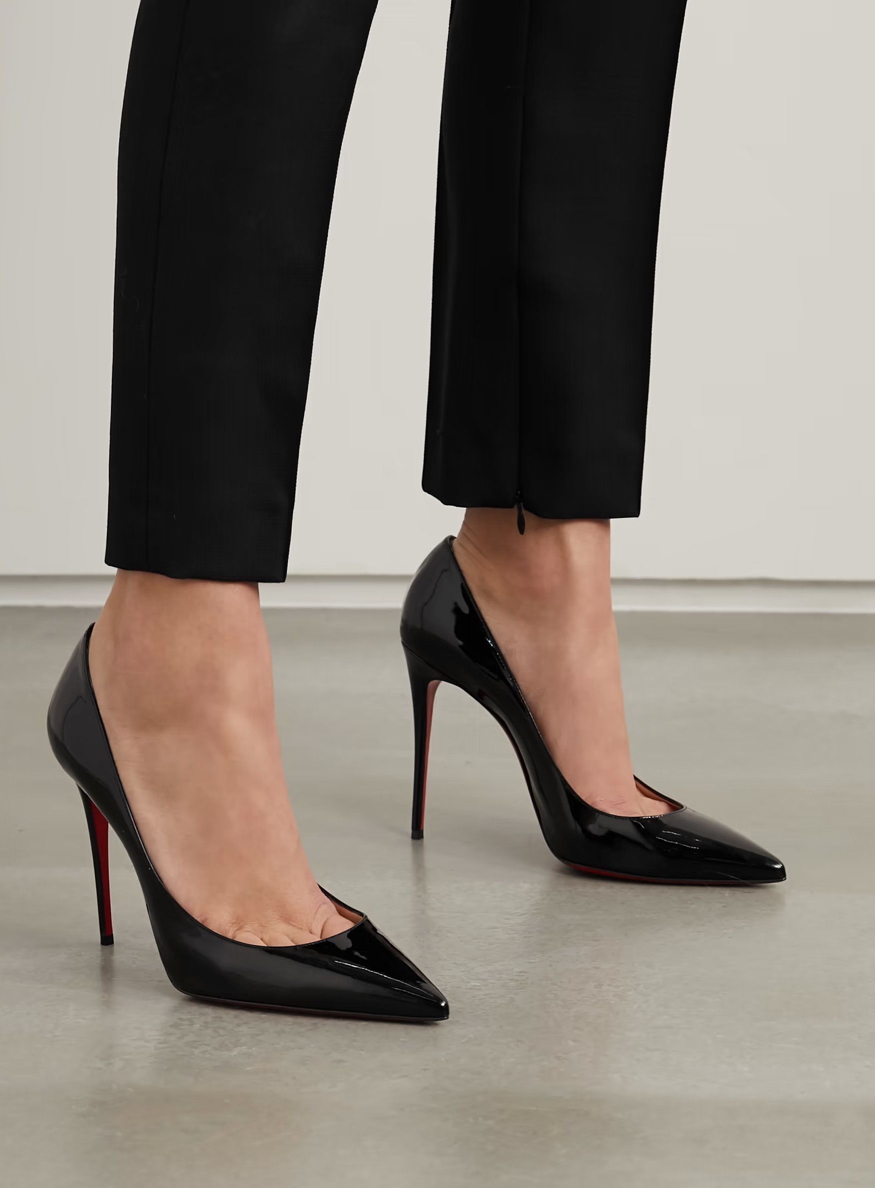 Christian Louboutin CHRISTIAN LOUBOUTIN Kate black patent leather pumps 10 Size US 10 / IT 40 - 2 Thumbnail