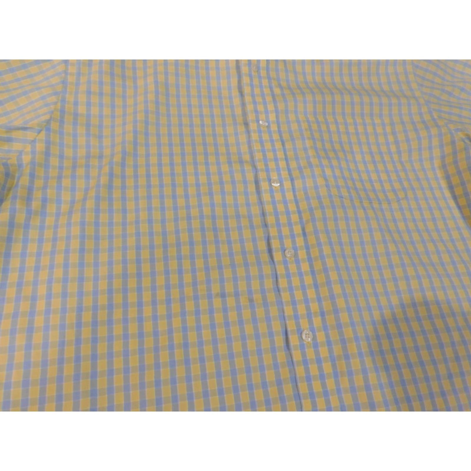 Brooks Brothers Brooks Brothers Shirt L Yellow Plaid Button-Up Long Sleeve Collar-Down Classic Preppy Mens Size US L / EU 52-54 / 3 - 3 Thumbnail