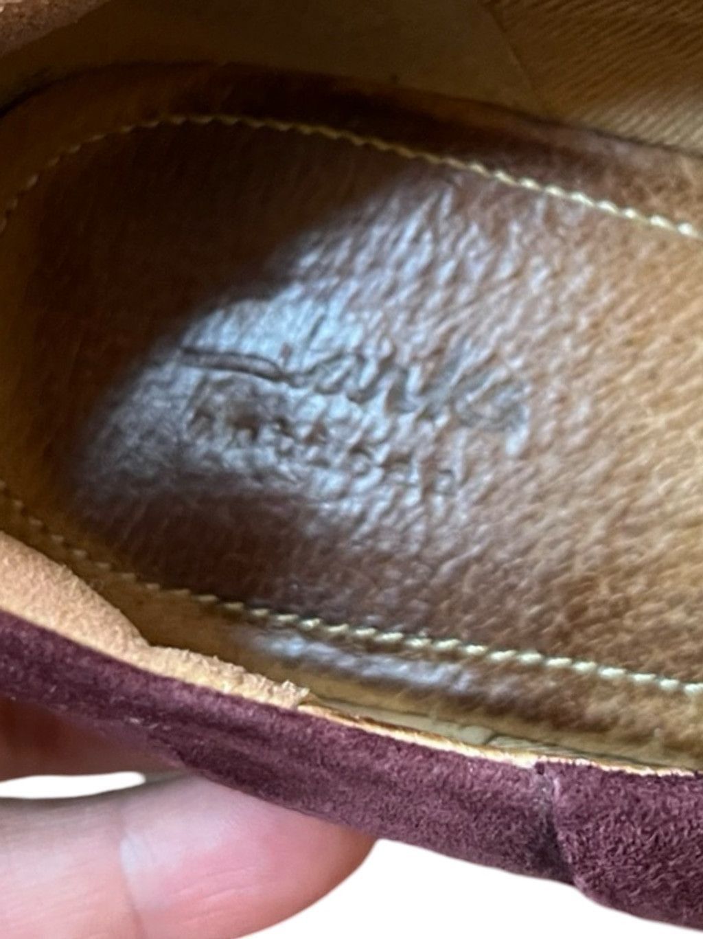 Clarks Clarks Purple Leather Booties Wedge Ankle Boots Zip Up 8.5 Size US 8.5 / IT 38.5 - 6 Thumbnail