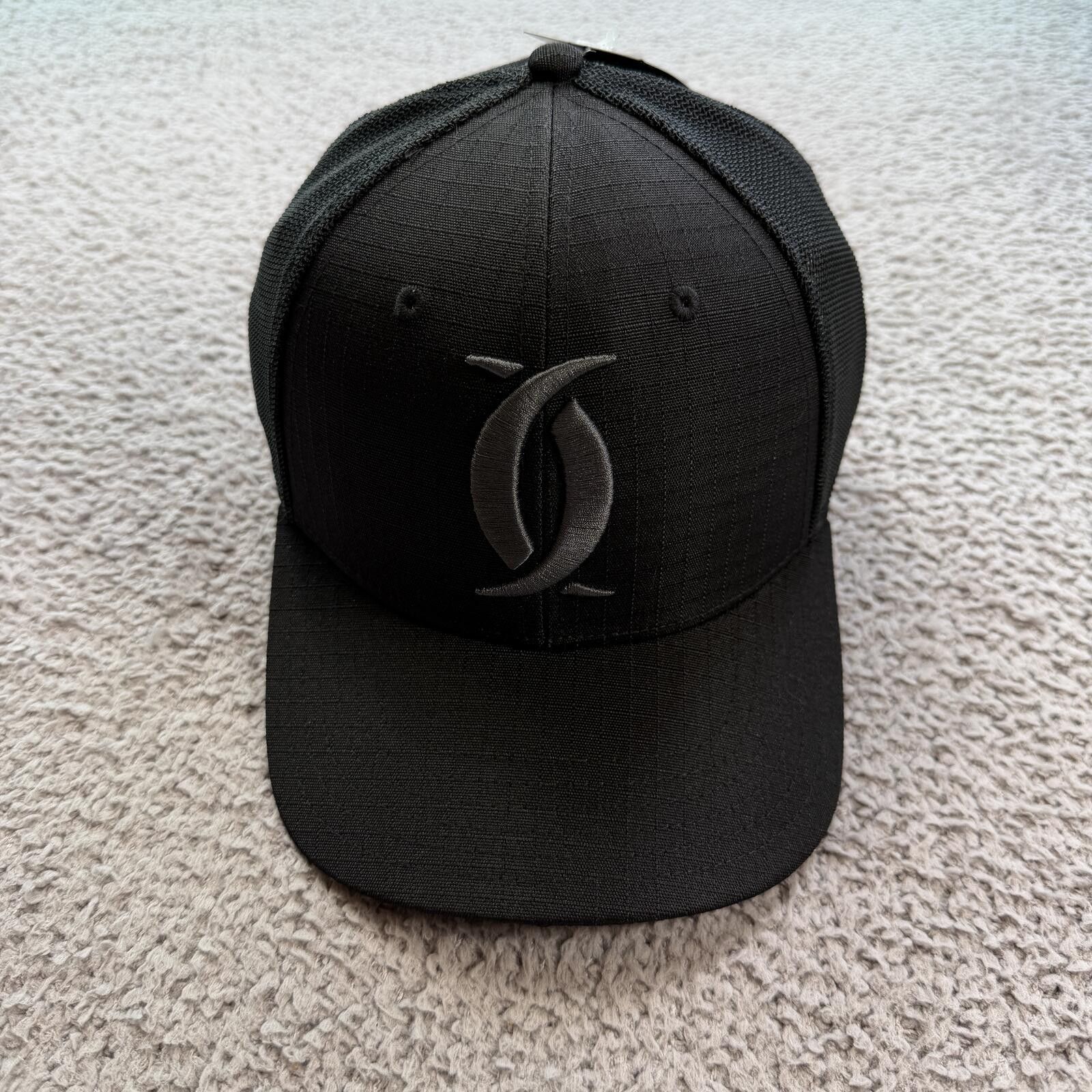 Cabelas Cabela’s Instinct Black Trucker Hat Snapback Cap Black NWT Size ONE SIZE - 1 Thumbnail