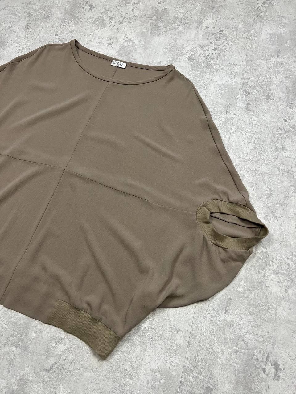Brunello Cucinelli RARE Brunello Cucinelli Beige oversize shirt Size XL / US 12-14 / IT 48-50 - 5 Thumbnail