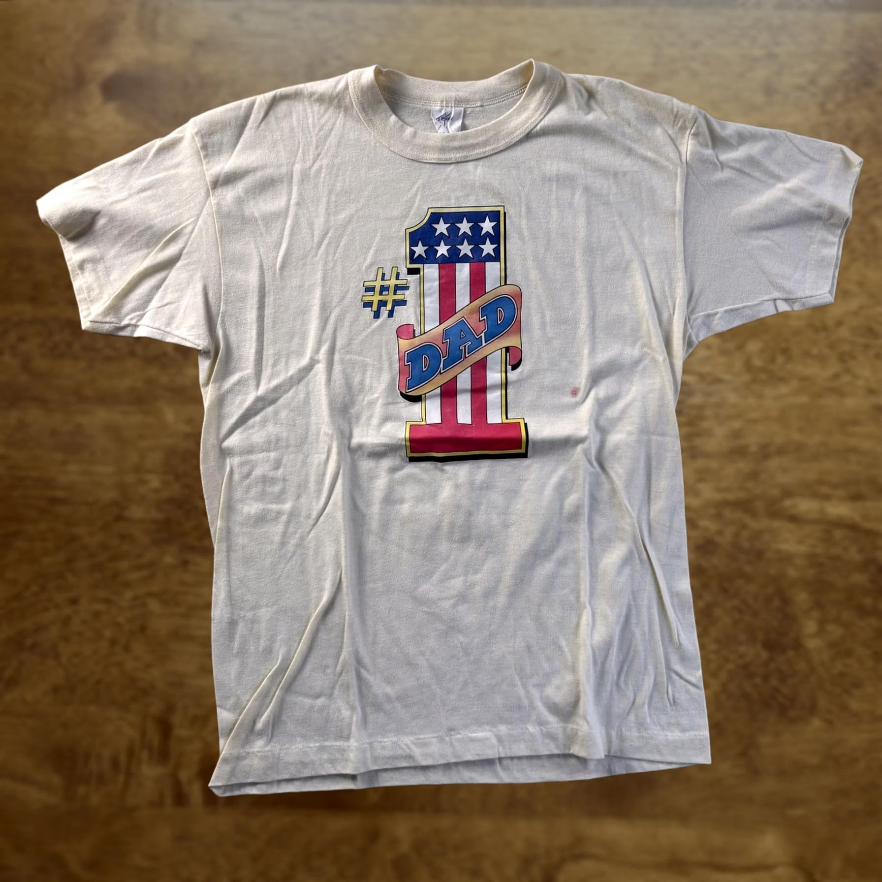 Vintage VINTAGE Nike Shirt Mens Large White USA Flag Patriotic #1 Dad Tee T-Shirt Size US L / EU 52-54 / 3 - 1 Thumbnail