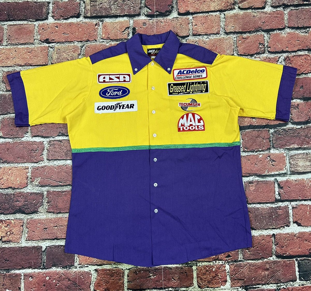NASCAR Vintage AC Delco Ford Goodyear Pit Crew Racing Mac Tools Size US L / EU 52-54 / 3 - 1 Thumbnail
