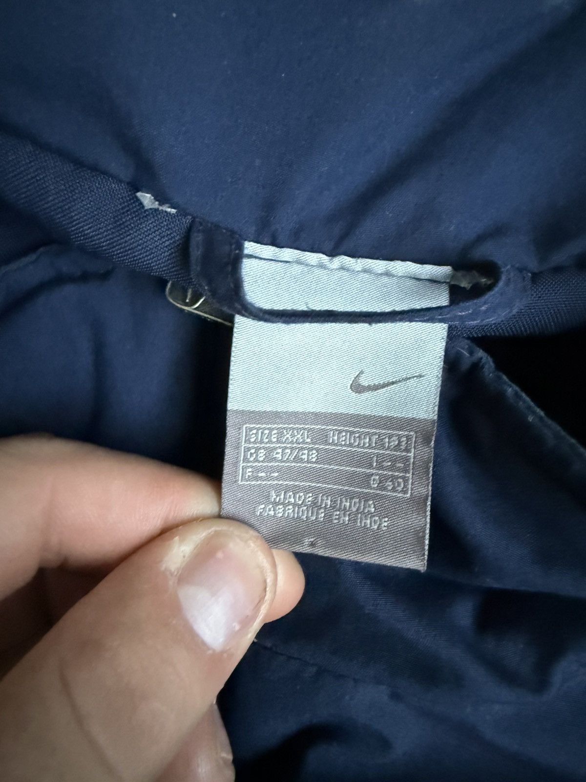 Nike × Vintage Vintage Nike swoosh logo nylon’s jacket 90’s Size US XXL / EU 58 / 5 - 4 Thumbnail
