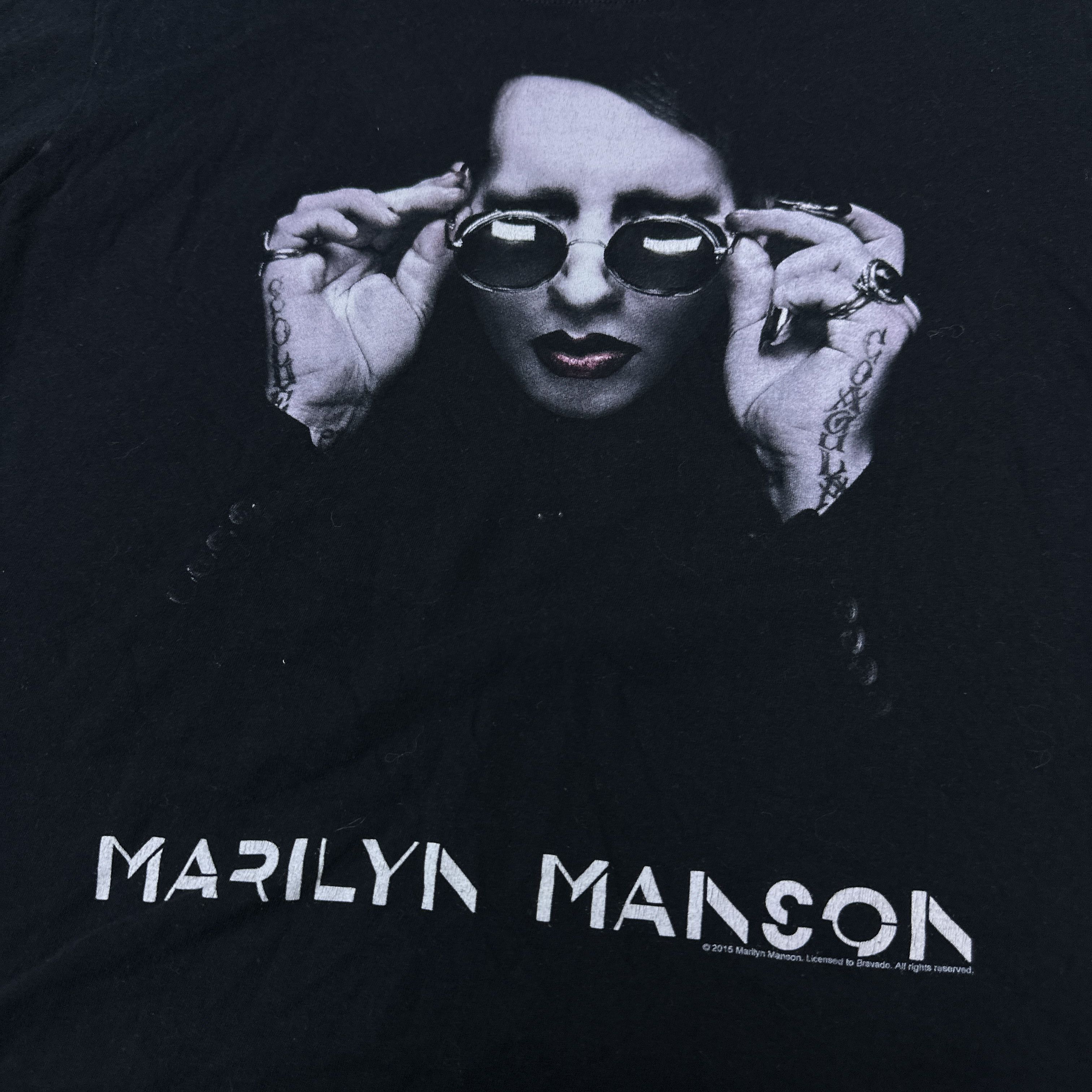 Vintage Vintage Rock Bandtee Marylin Manson Women's T-shirt Y2K Size XL / US 12-14 / IT 48-50 - 3 Thumbnail