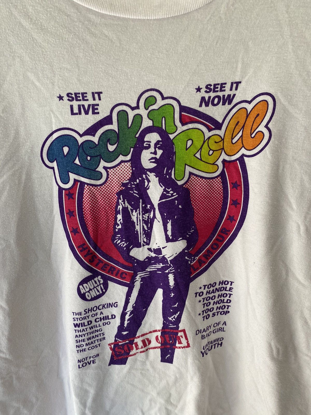 Hysteric Glamour 2000s Hysteric rock star girl tee Size US L / EU 52-54 / 3 - 4 Thumbnail