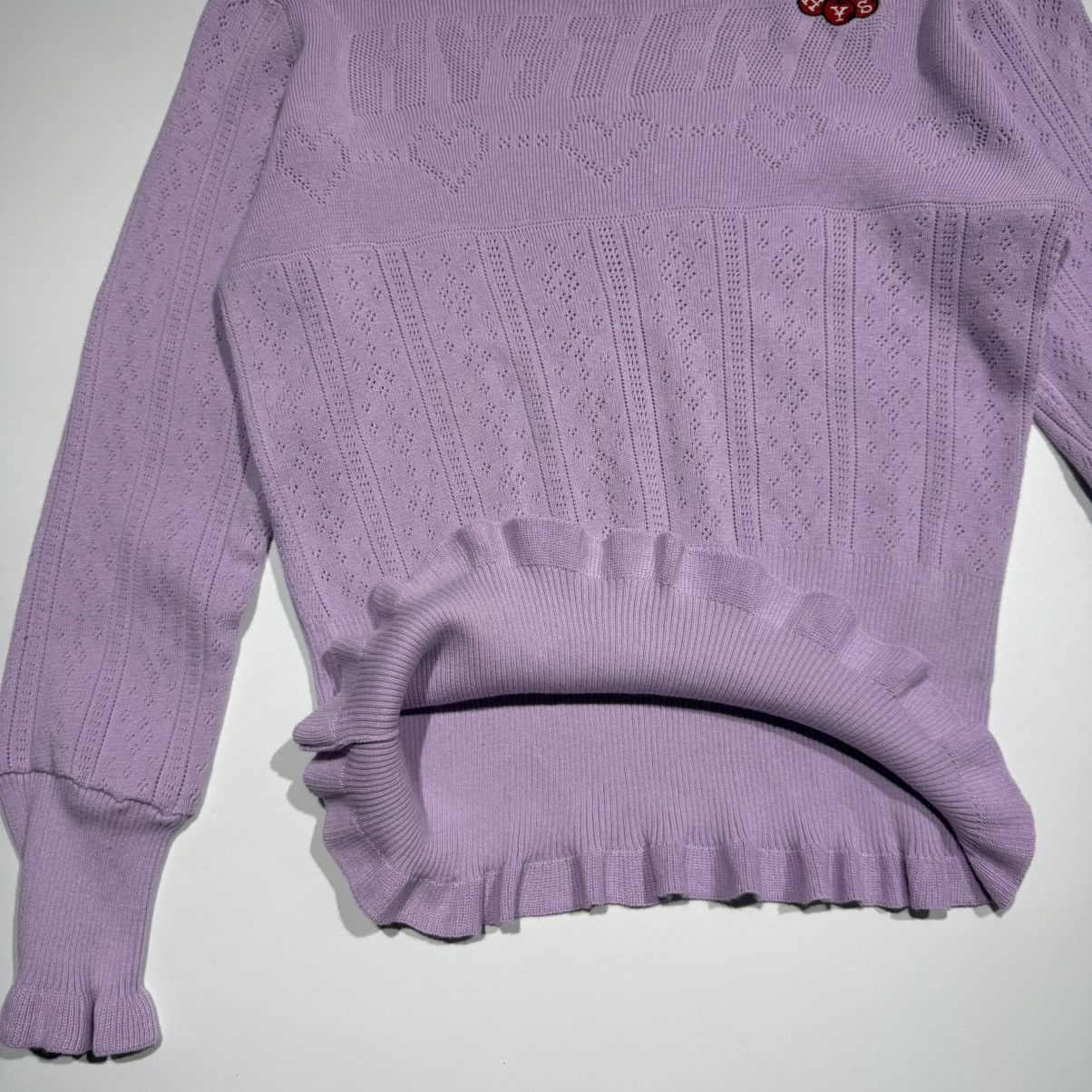Hysteric Glamour Hysteric Glamour Triple Cherry Embroidered Ruffle Knit Size ONE SIZE - 7 Thumbnail