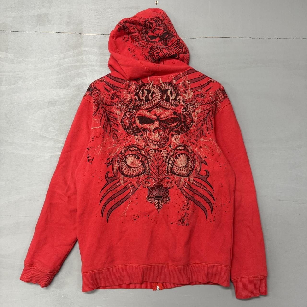 Tapout MMA Elite Tapout Affliction Style Zip Up Hoodie Medium Size US M / EU 48-50 / 2 - 2 Thumbnail