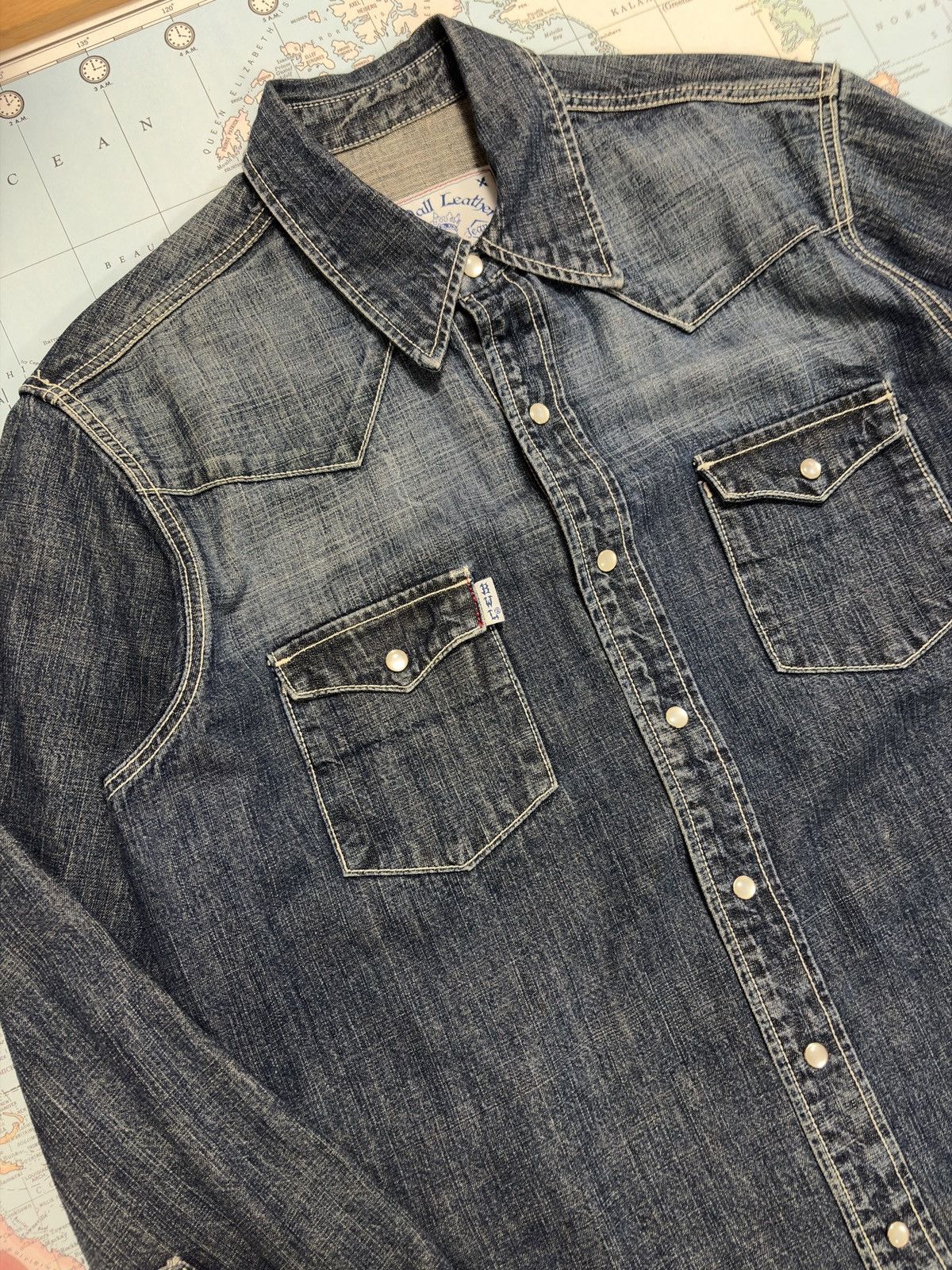 Bill Wall Leather Bill Wall Leather Western Shirt Size US XL / EU 56 / 4 - 3 Thumbnail