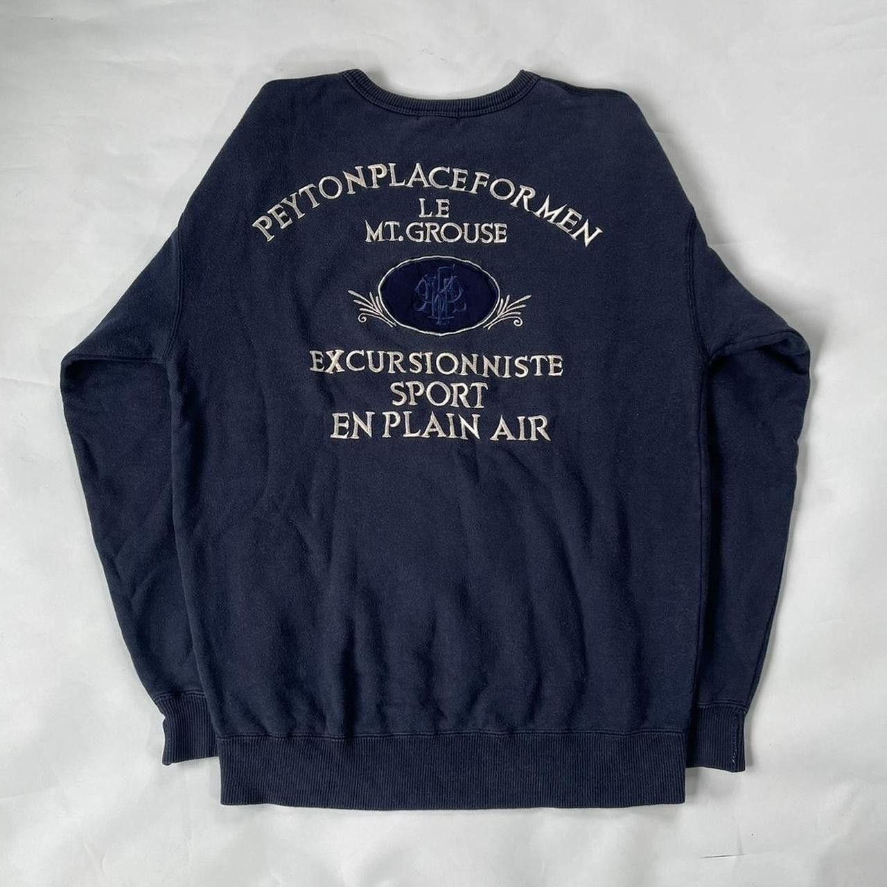 image of Vintage Ppfm Sweatshirt in Navy, Men's (Size Medium)