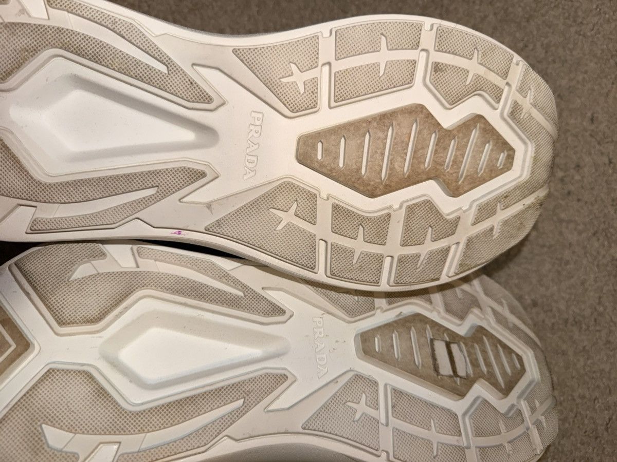 Prada Prada White Leather Shoes 2025 Size US 10.5 / EU 43-44 - 8 Thumbnail