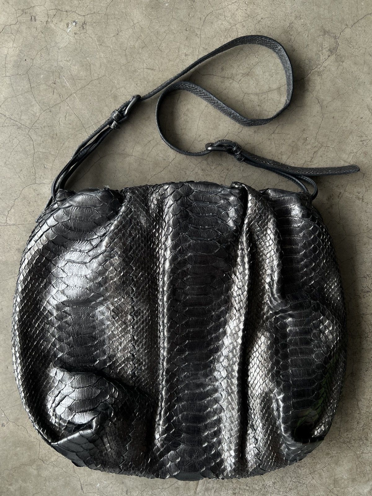Bottega Veneta Bottega Veneta - F/08 Limited Edition Python Leather Bag Size ONE SIZE - 10 Thumbnail