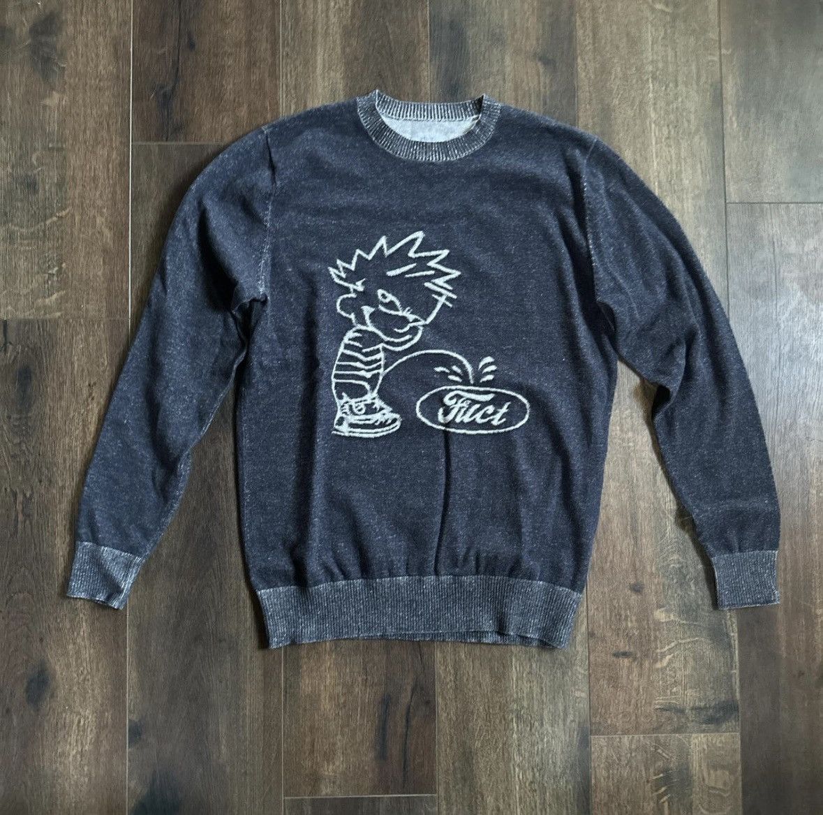 FUCT Fuct SSDD Calvin "Pissed On" Sweater Size US M / EU 48-50 / 2 - 1 Thumbnail