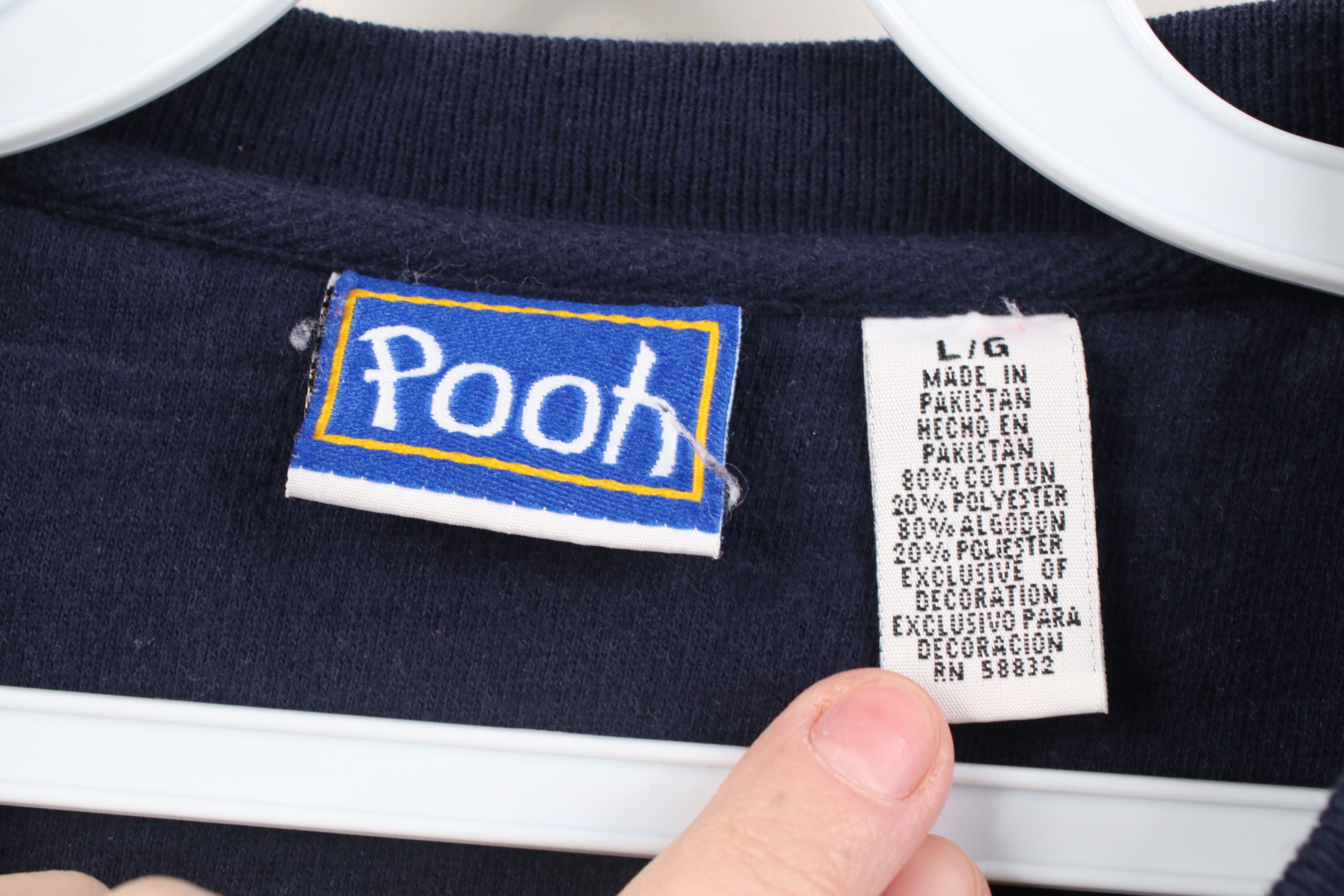 Disney Vintage 90s Disney Winnie the Pooh Oh Brother Sweatshirt Size L / US 10 / IT 46 - 7 Thumbnail