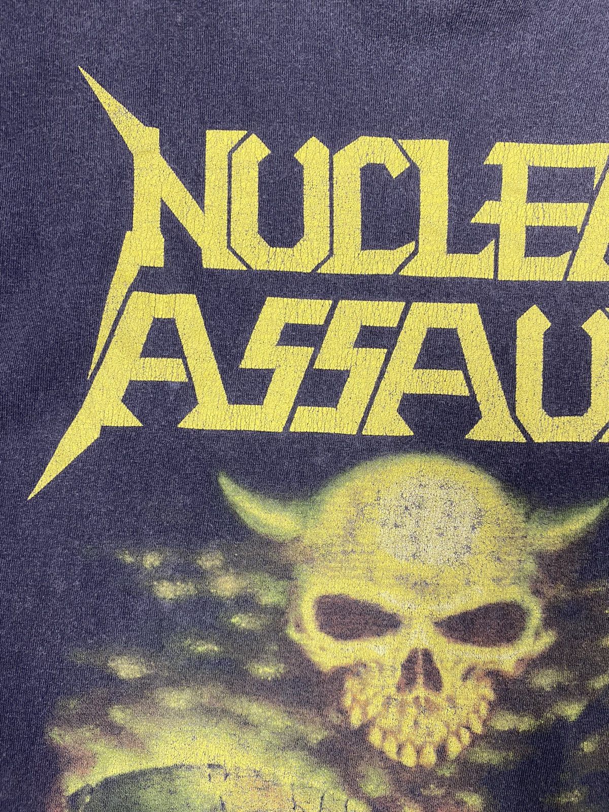 Band Tees Vintage Nuclear Assault Thrash Metal Tour T-Shirt Size US M / EU 48-50 / 2 - 7 Thumbnail