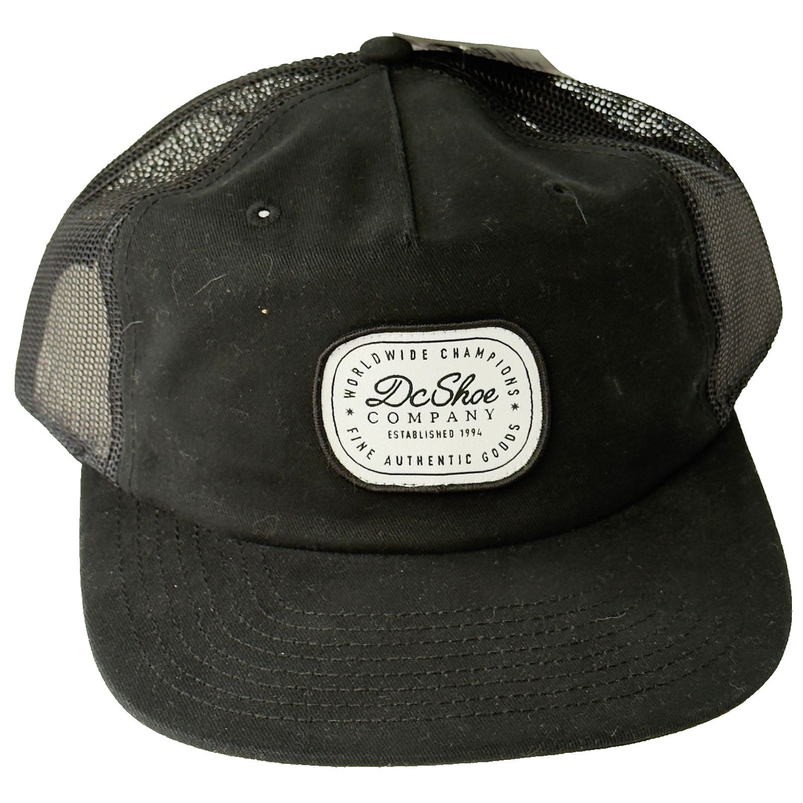 DC DC Shoes Trucker Hat Black Skate Surf Streetwear NWT Size ONE SIZE - 2 Thumbnail