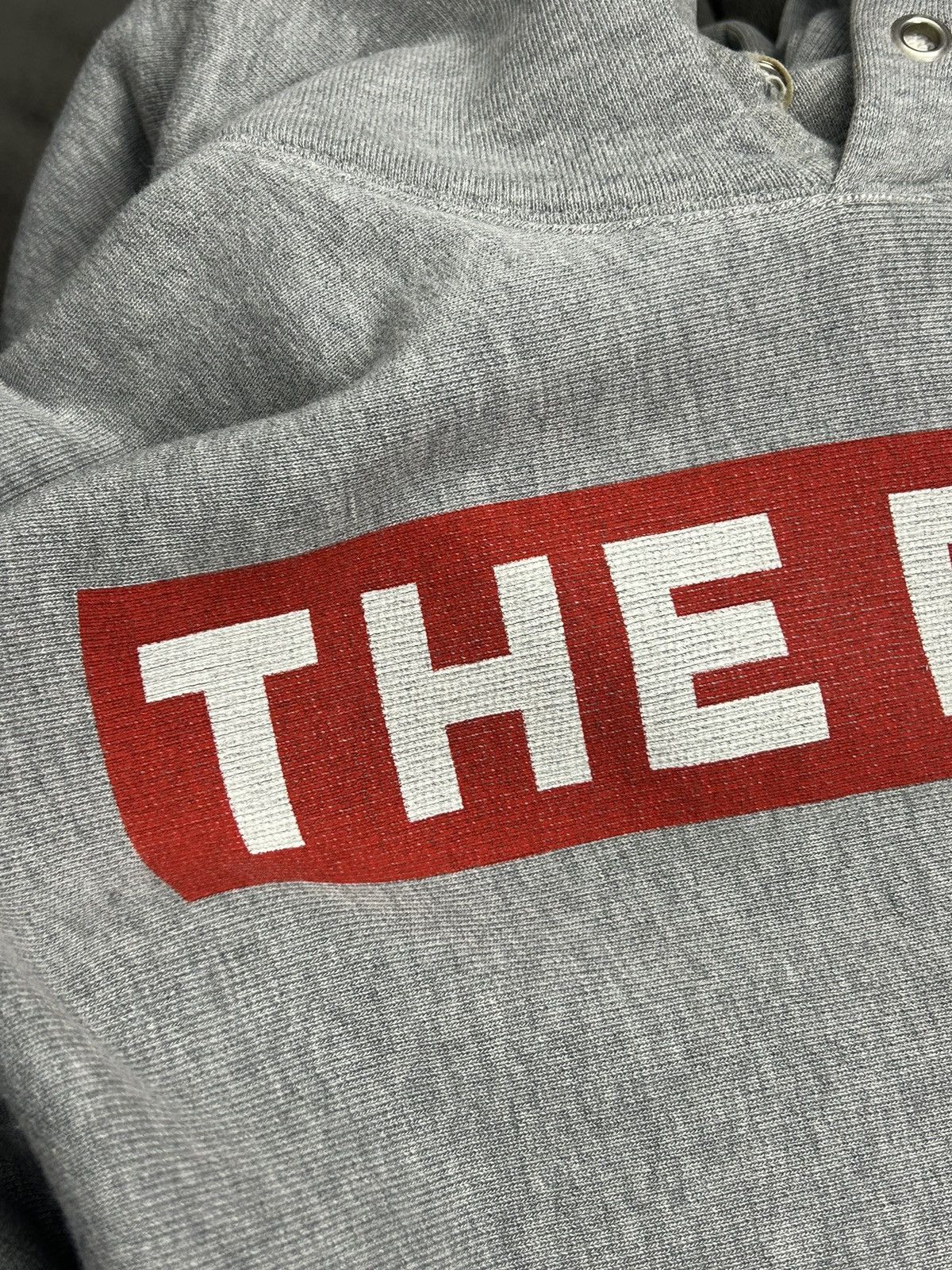 Gucci Gucci “The Face” Grey Hoodie – Box Logo Style – Size M Size US M / EU 48-50 / 2 - 11 Thumbnail